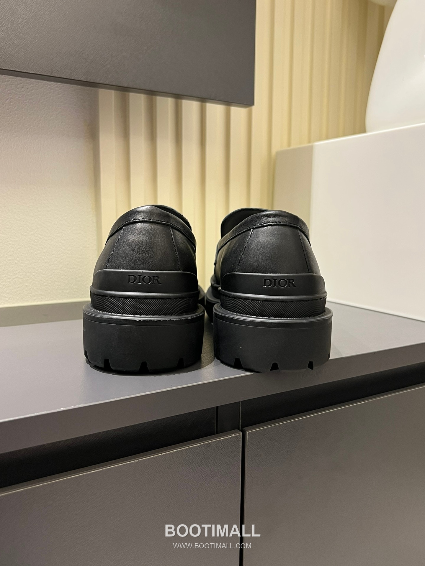 Dior And Shawn Stussy Smooth Calfskin Leather Black Loafer 디올 앤 숀 스투시 스무드 송아지 가죽 블랙 로퍼 9