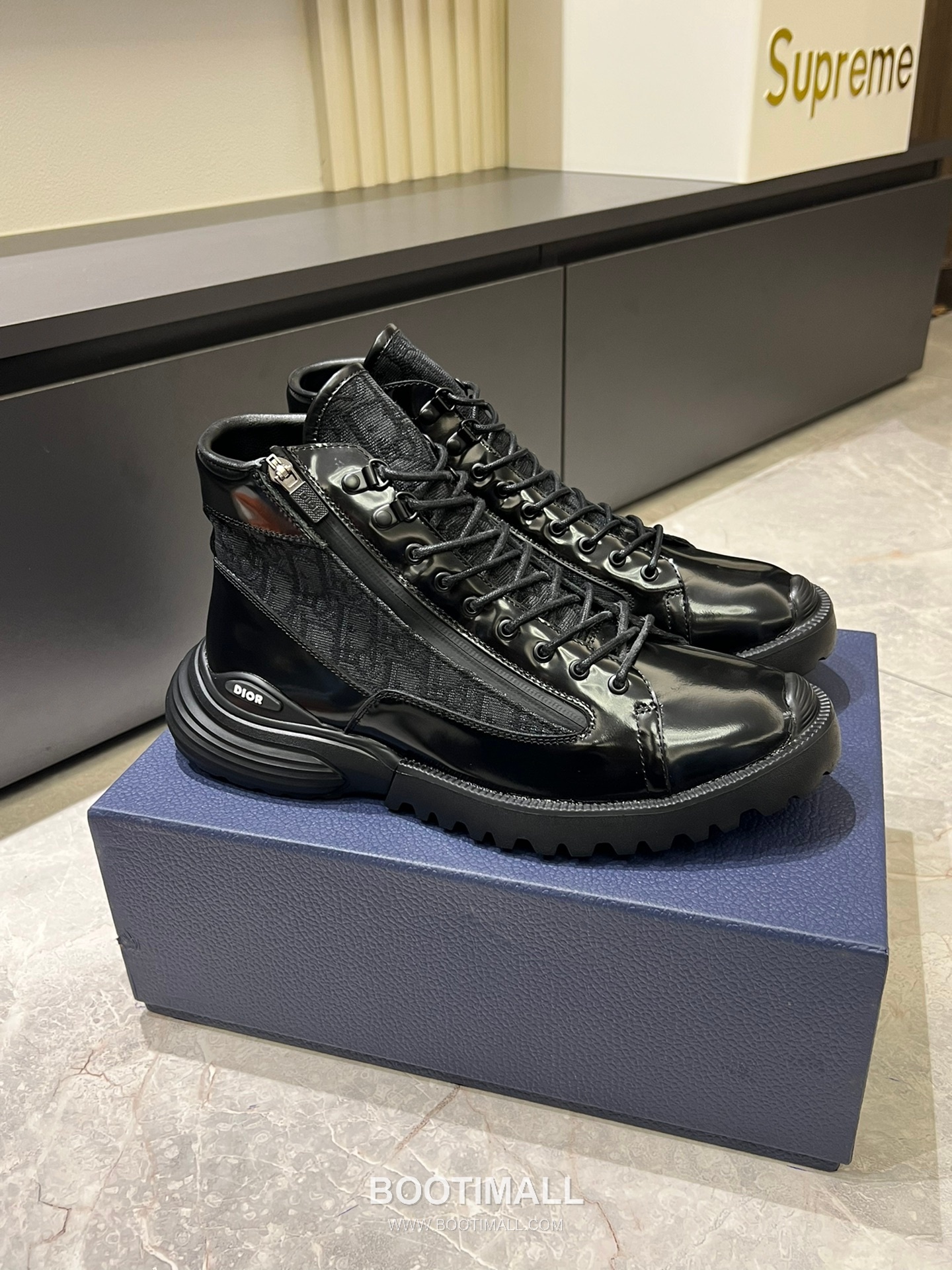 Dior Derby Oblique Patent Leather Black Shoes 디올 더비 오블리크 페이턴트 레더 블랙 슈즈 2