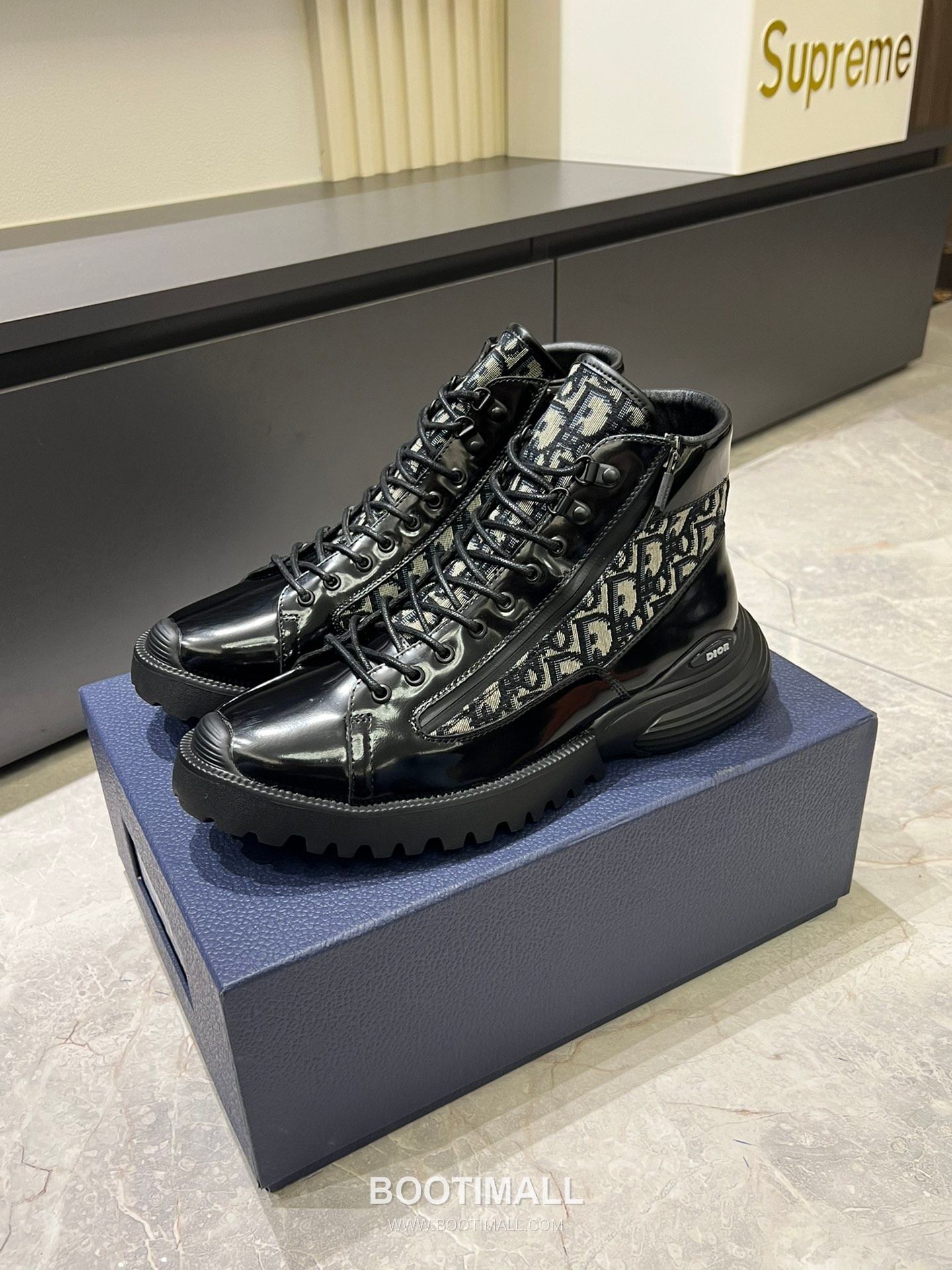 Dior Derby Oblique Patent Leather Black Shoes 디올 더비 오블리크 페이턴트 레더 블랙 슈즈 3