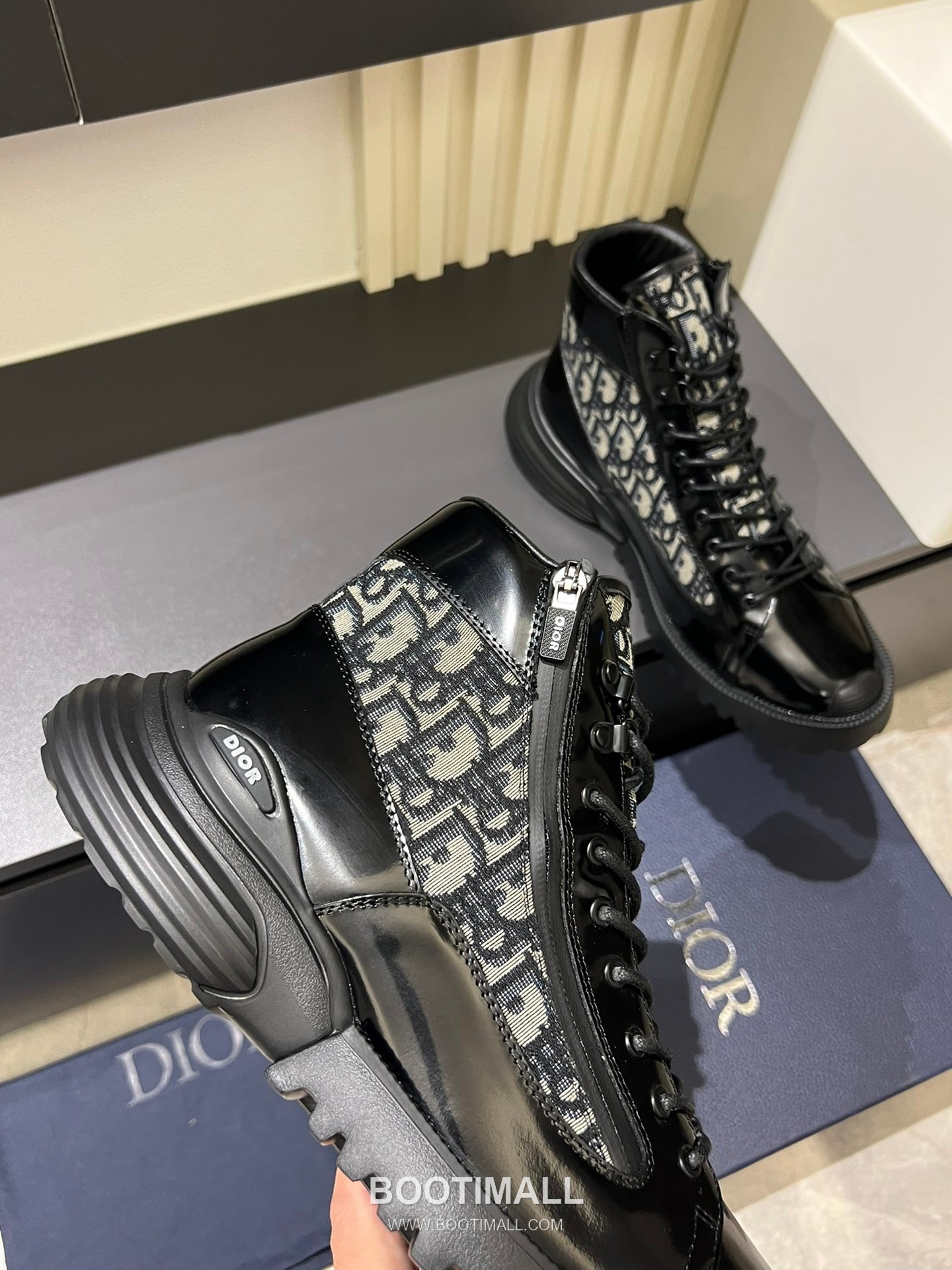 Dior Derby Oblique Patent Leather Black Shoes 디올 더비 오블리크 페이턴트 레더 블랙 슈즈 8