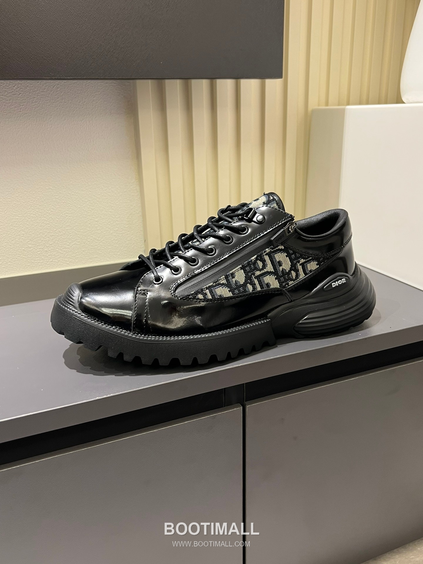 Dior x Shawn Stussy Classic Sport Leather Shoes Black 디올 x 숀 스투시 클래식 스포츠 레더 슈즈 블랙 5