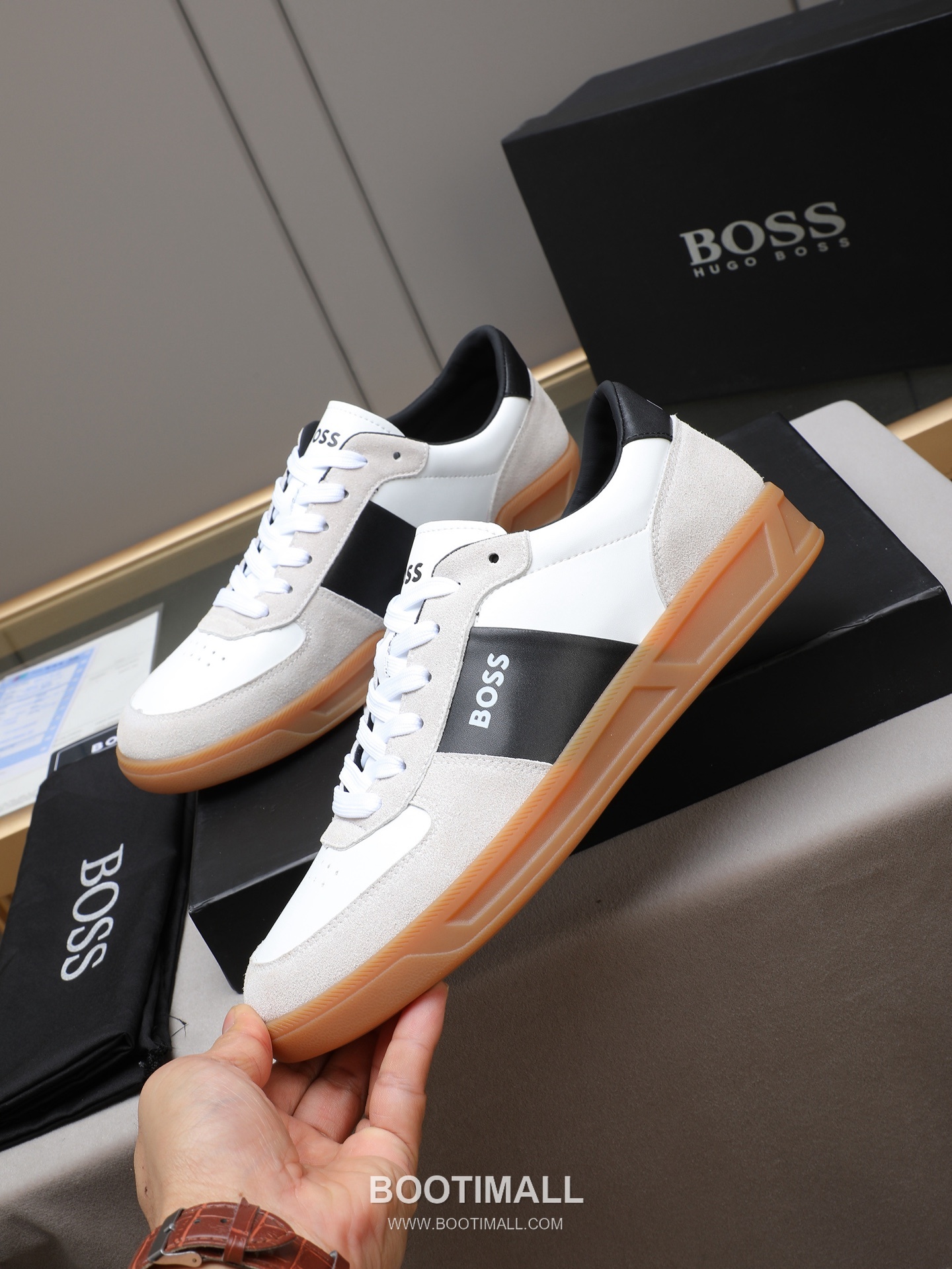 Patek Philippe BOSS Leather Lace-Up Casual Shoes 보스 레더 레이스업 캐주얼 슈즈 2