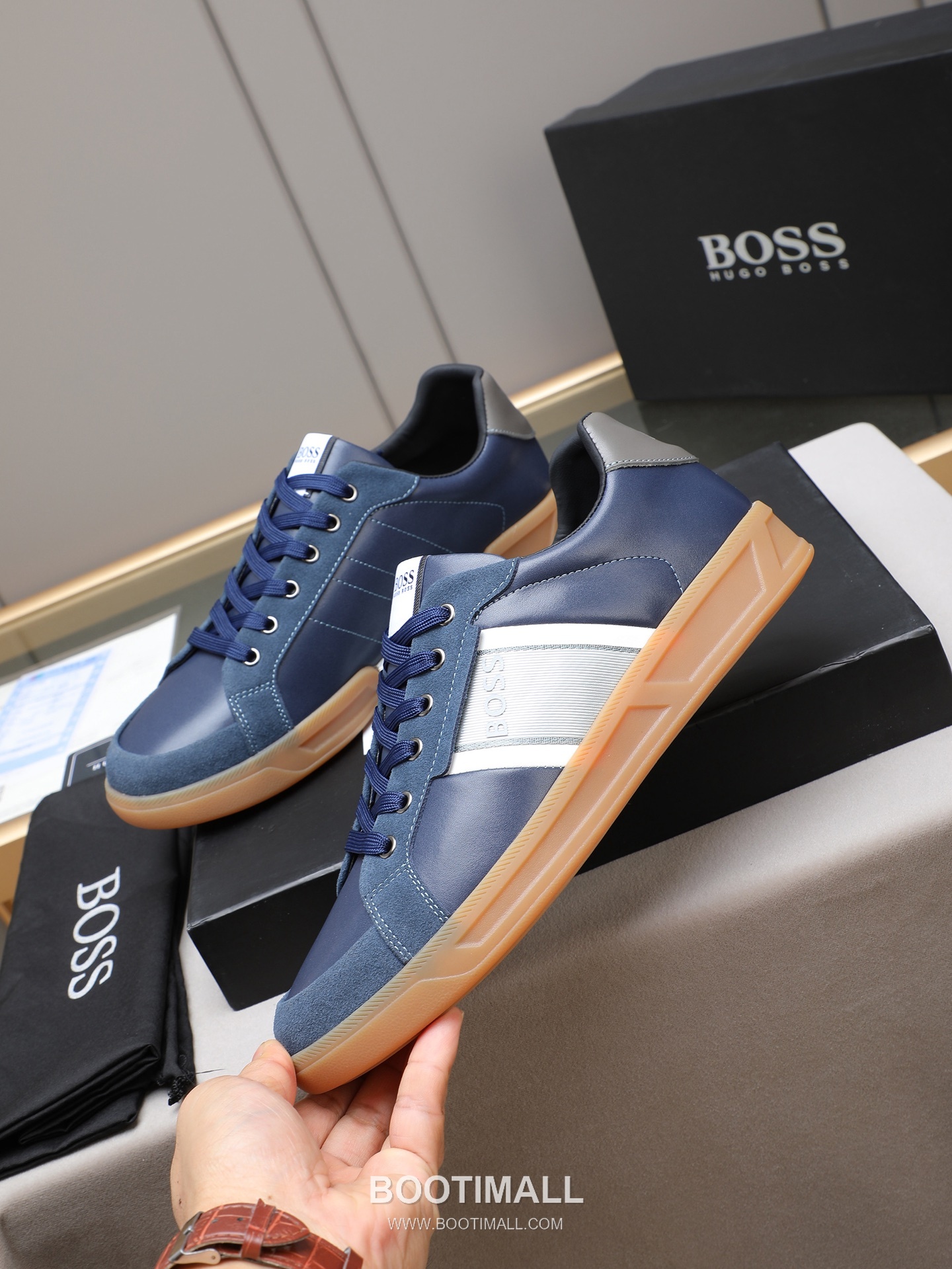 Patek Philippe BOSS Leather Lace-Up Casual Shoes 보스 레더 레이스업 캐주얼 슈즈 2