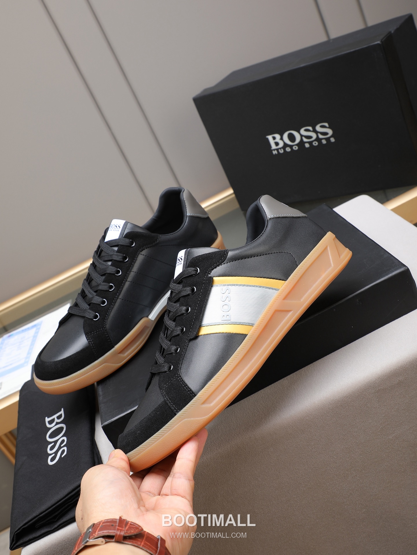 Patek Philippe BOSS Leather Lace-Up Casual Shoes 보스 레더 레이스업 캐주얼 슈즈 2
