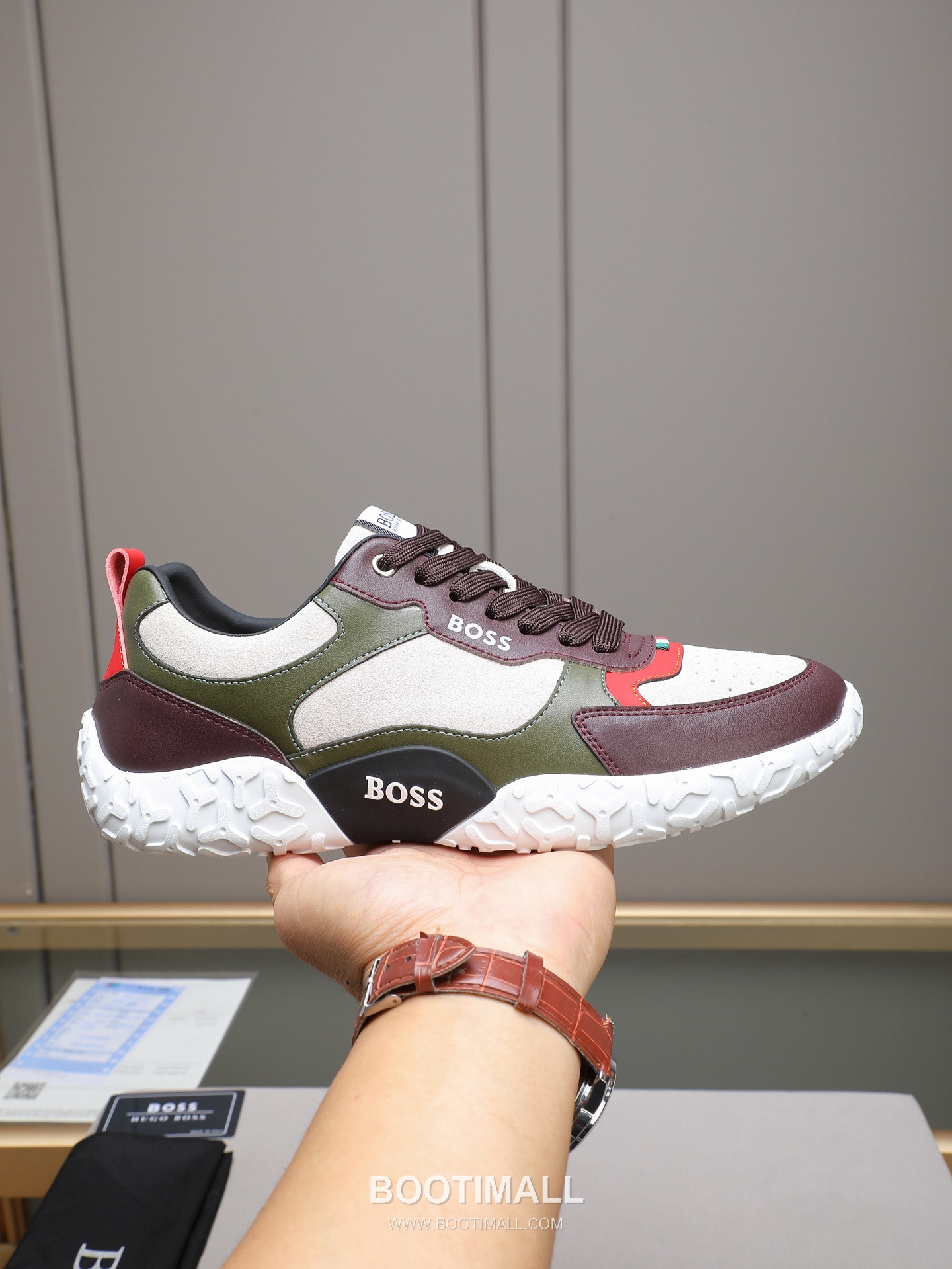 Patek Philippe Bally Calfskin Leather Lace-up Casual Sneakers 파텍필립 발리 송아지 가죽 레이스업 캐주얼 스니커즈 PP278 1