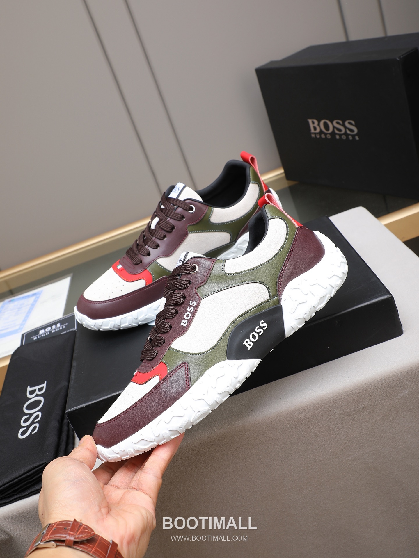 Patek Philippe Bally Calfskin Leather Lace-up Casual Sneakers 파텍필립 발리 송아지 가죽 레이스업 캐주얼 스니커즈 PP278 2