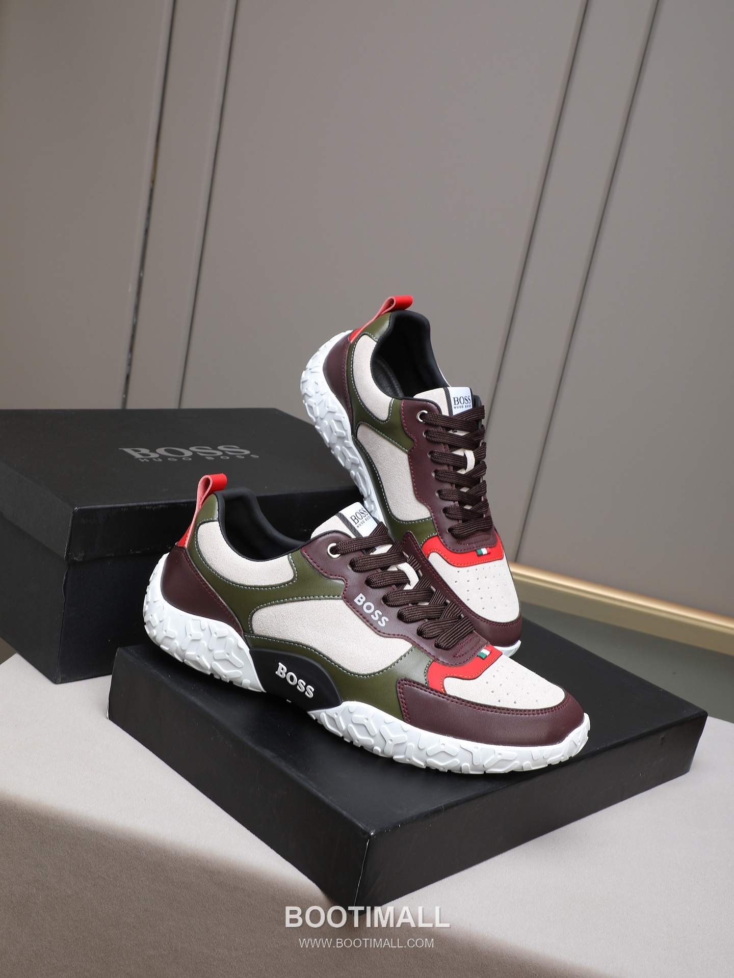 Patek Philippe Bally Calfskin Leather Lace-up Casual Sneakers 파텍필립 발리 송아지 가죽 레이스업 캐주얼 스니커즈 PP278 4