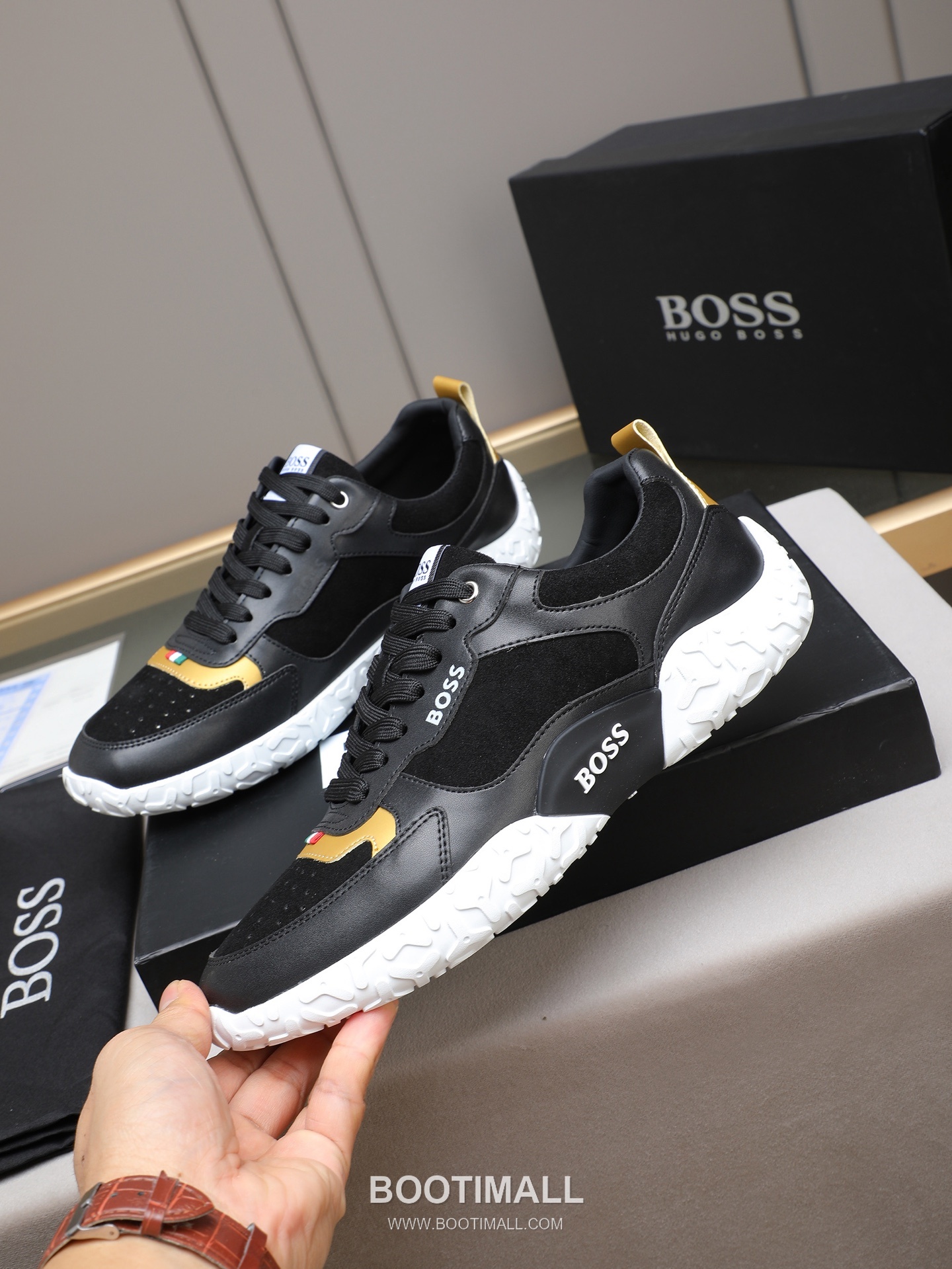 Patek Philippe Bally Calfskin Leather Lace-up Casual Sneakers 파텍필립 발리 송아지 가죽 레이스업 캐주얼 스니커즈 PP278 2