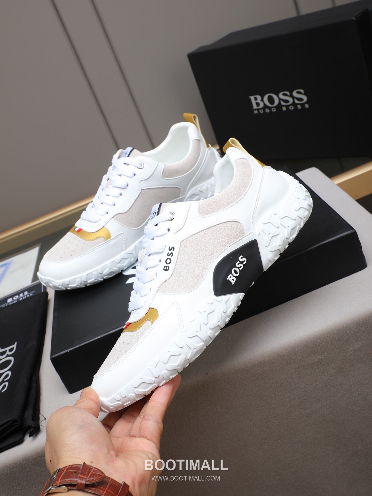 Patek Philippe Bally Calfskin Leather Lace-up Casual Sneakers 파텍필립 발리 송아지 가죽 레이스업 캐주얼 스니커즈 PP278 2