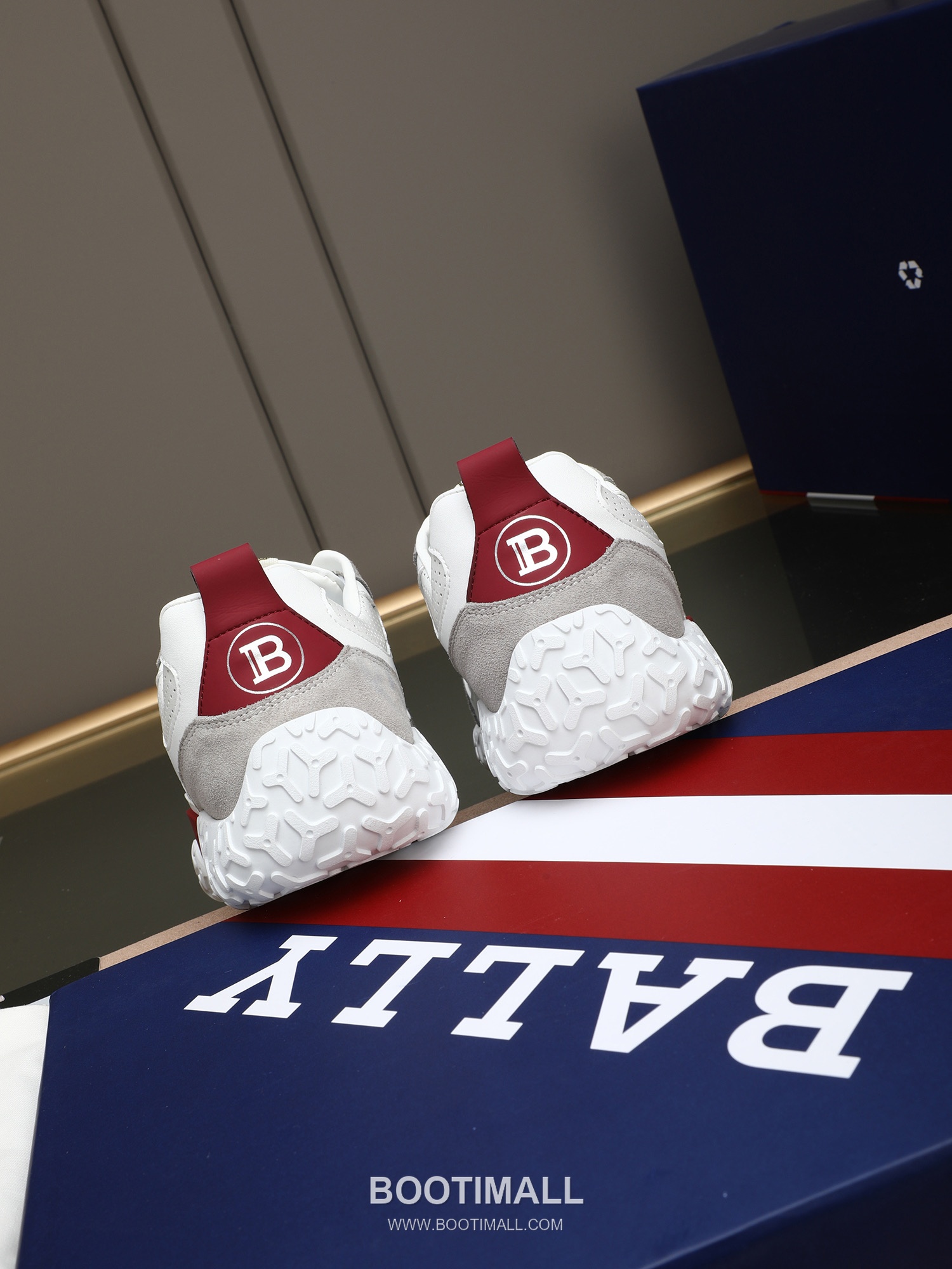 Patek Philippe Bally Calfskin Leather Lace-up Casual Sneakers 파텍필립 발리 송아지 가죽 레이스업 캐주얼 스니커즈 PP278 5