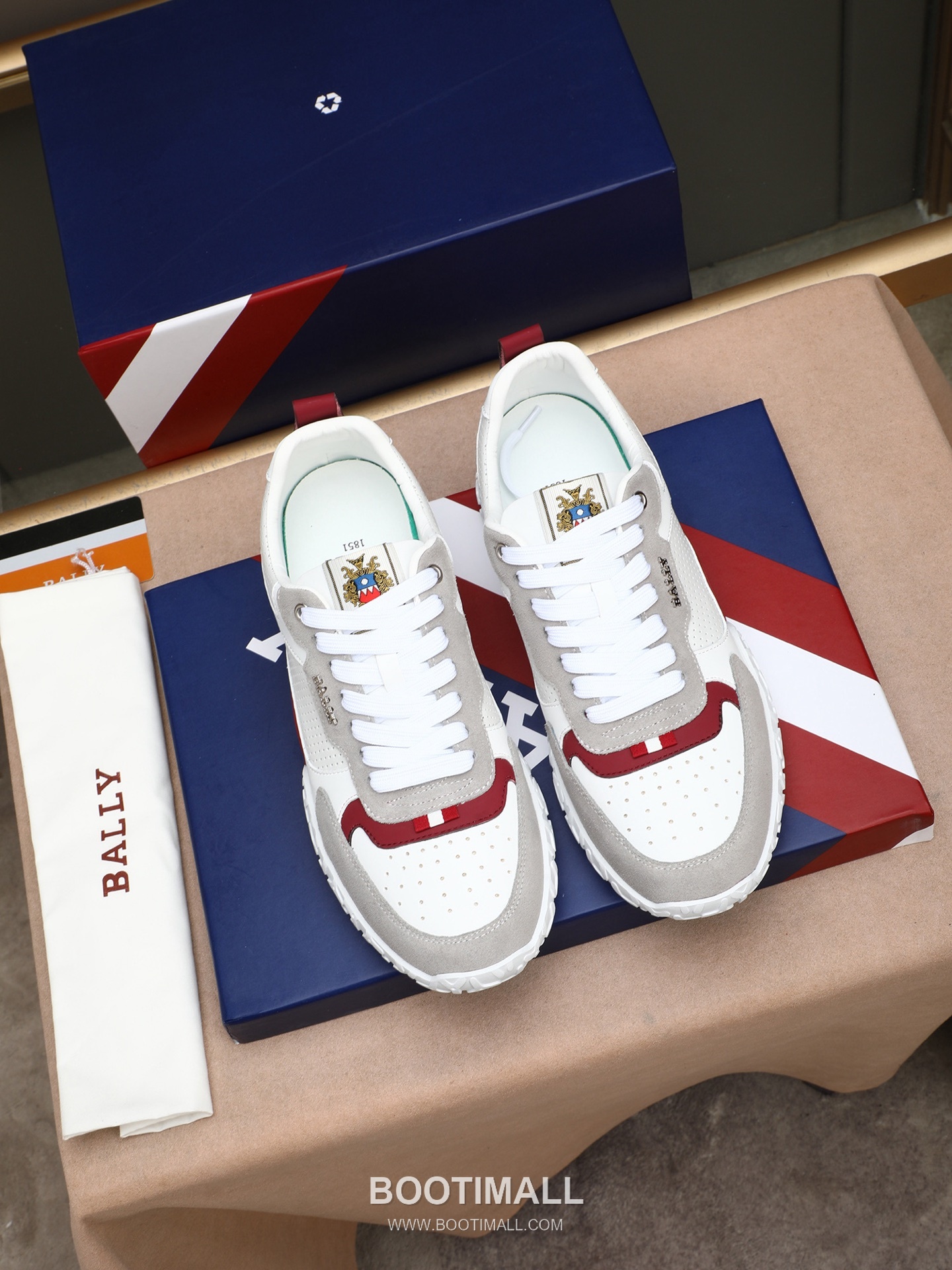 Patek Philippe Bally Calfskin Leather Lace-up Casual Sneakers 파텍필립 발리 송아지 가죽 레이스업 캐주얼 스니커즈 PP278 8