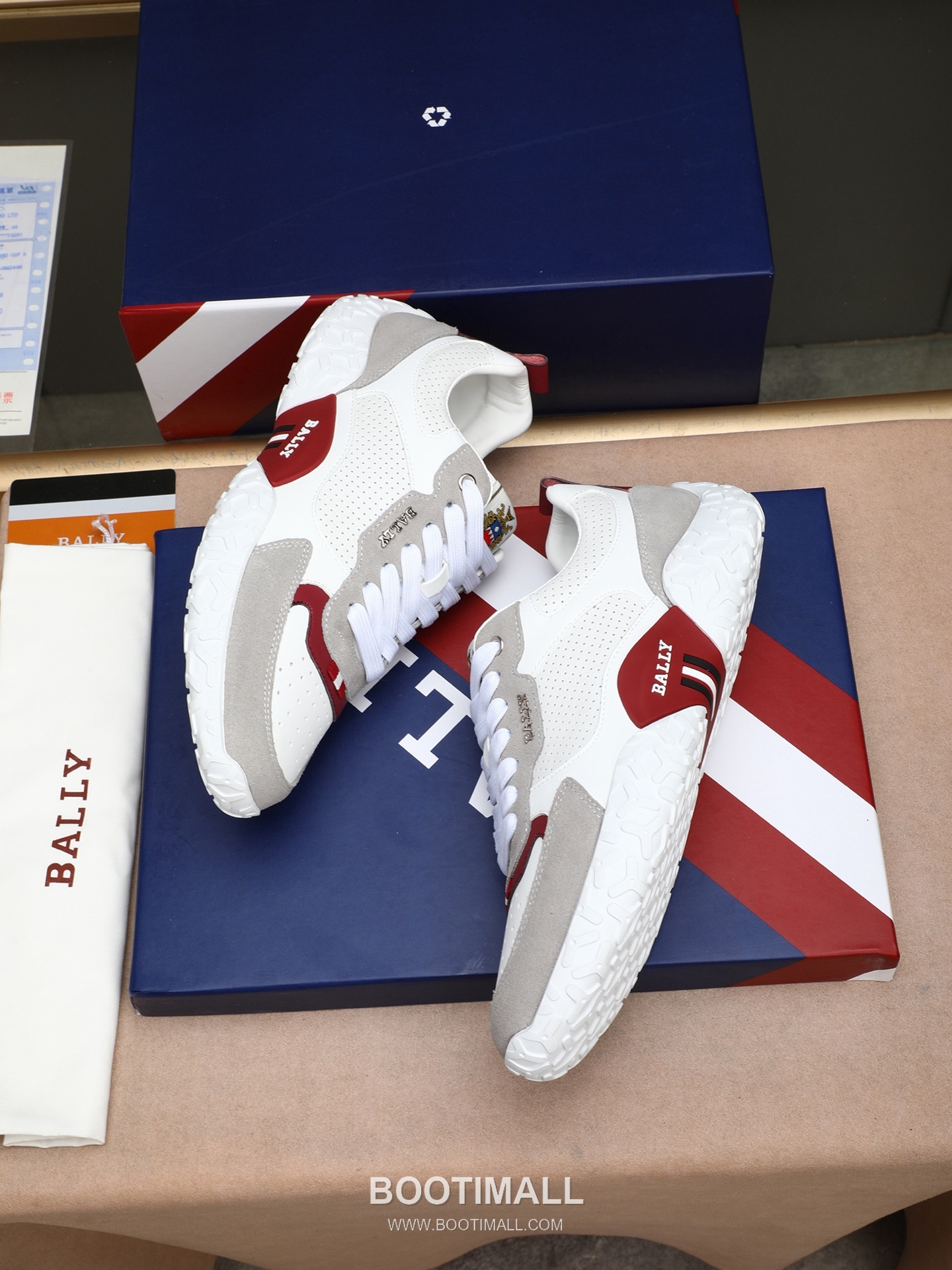 Patek Philippe Bally Calfskin Leather Lace-up Casual Sneakers 파텍필립 발리 송아지 가죽 레이스업 캐주얼 스니커즈 PP278 9