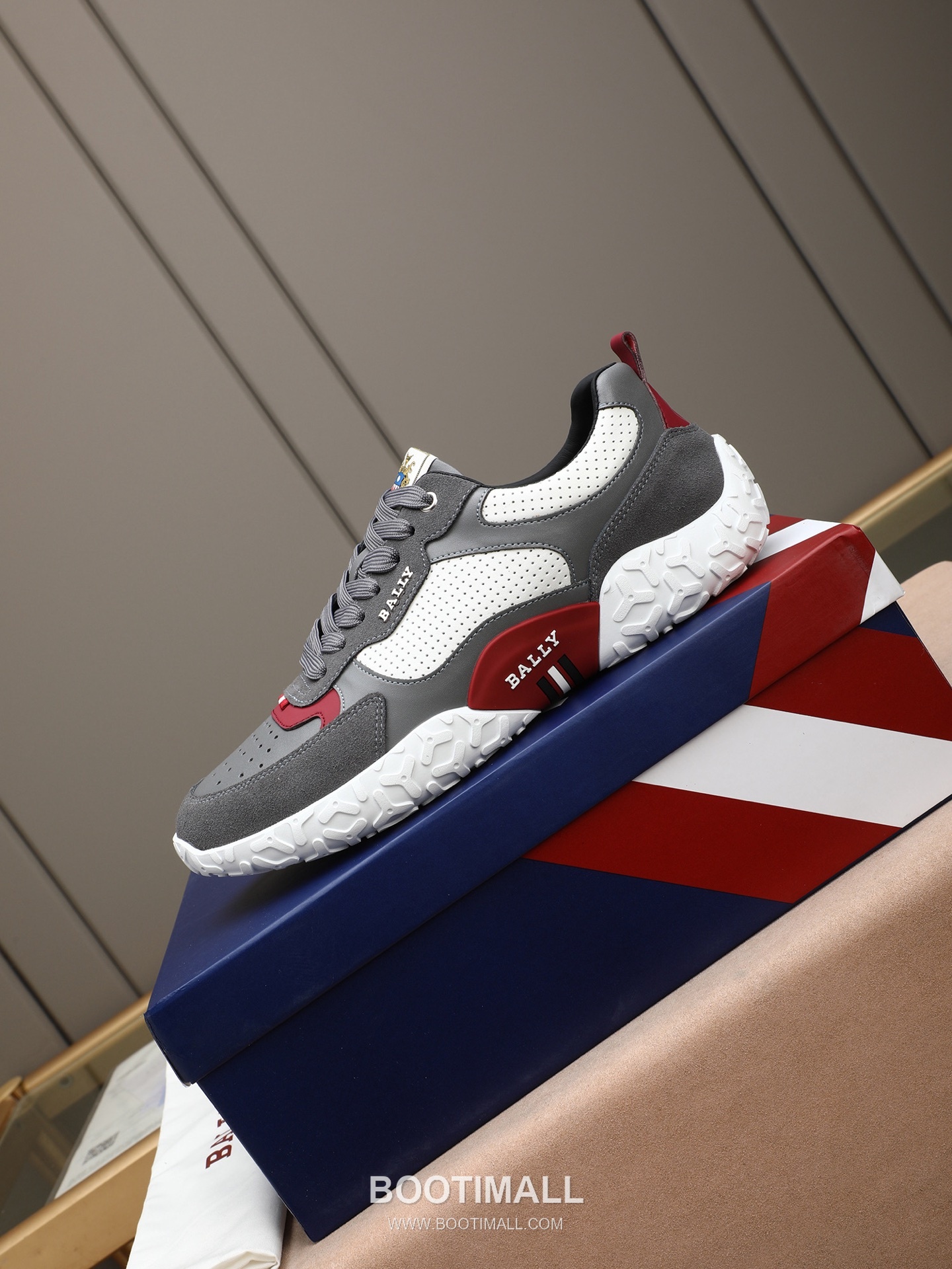 Patek Philippe Bally Calfskin Leather Lace-up Casual Sneakers 파텍필립 발리 송아지 가죽 레이스업 캐주얼 스니커즈 PP278 6