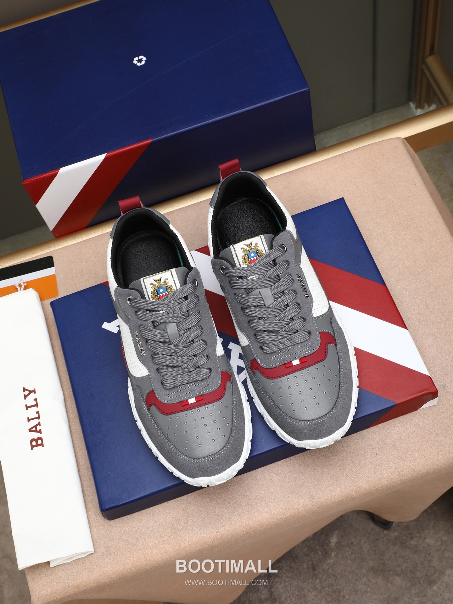 Patek Philippe Bally Calfskin Leather Lace-up Casual Sneakers 파텍필립 발리 송아지 가죽 레이스업 캐주얼 스니커즈 PP278 7