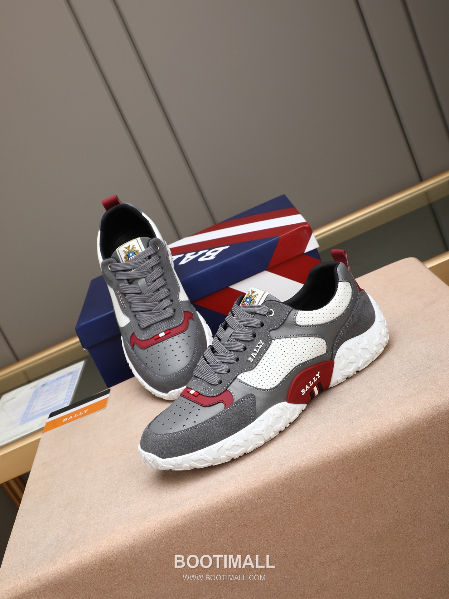 Patek Philippe Bally Calfskin Leather Lace-up Casual Sneakers 파텍필립 발리 송아지 가죽 레이스업 캐주얼 스니커즈 PP278 9