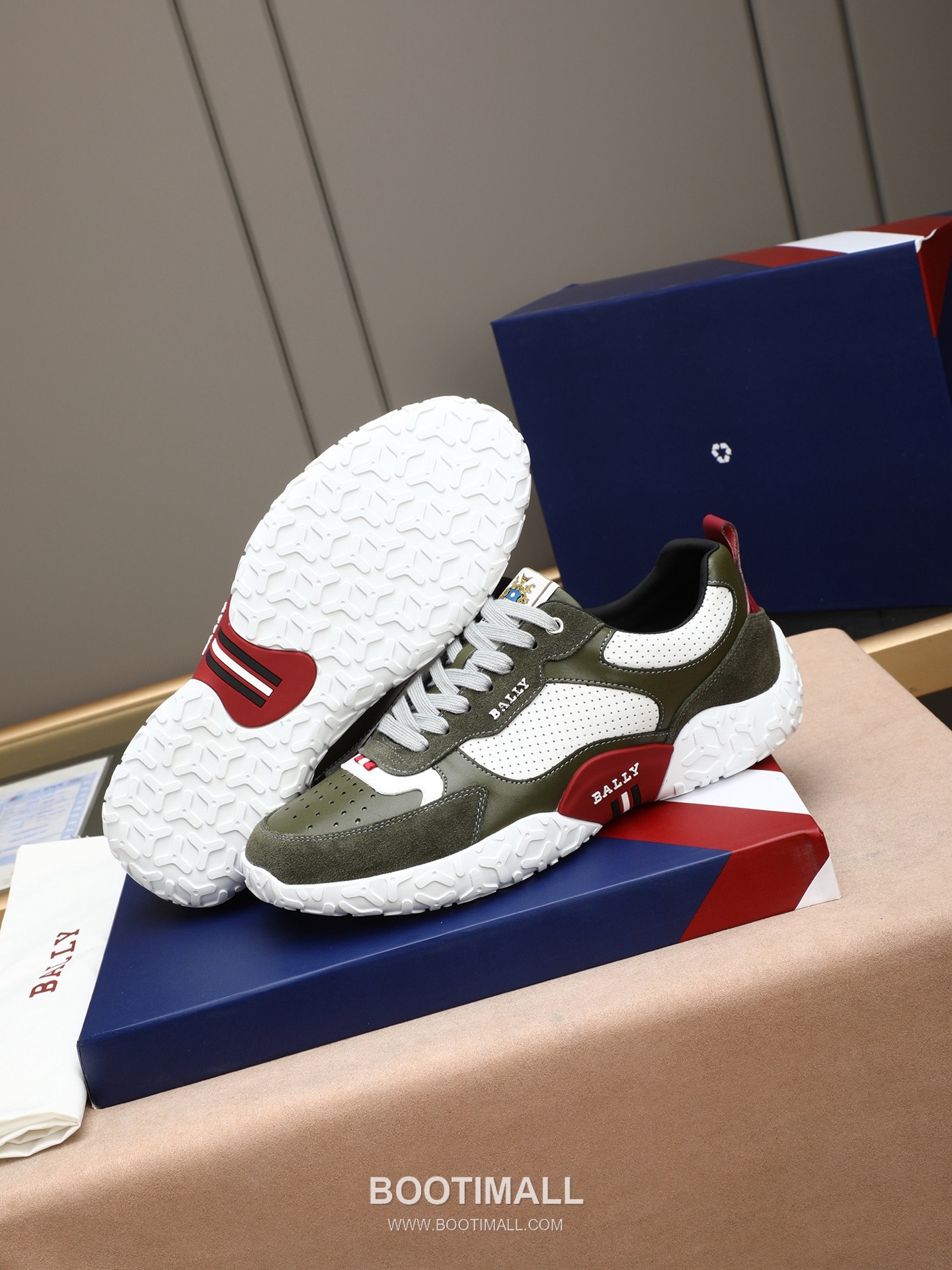 Patek Philippe Bally Calfskin Leather Lace-up Casual Sneakers 파텍필립 발리 송아지 가죽 레이스업 캐주얼 스니커즈 PP278 3