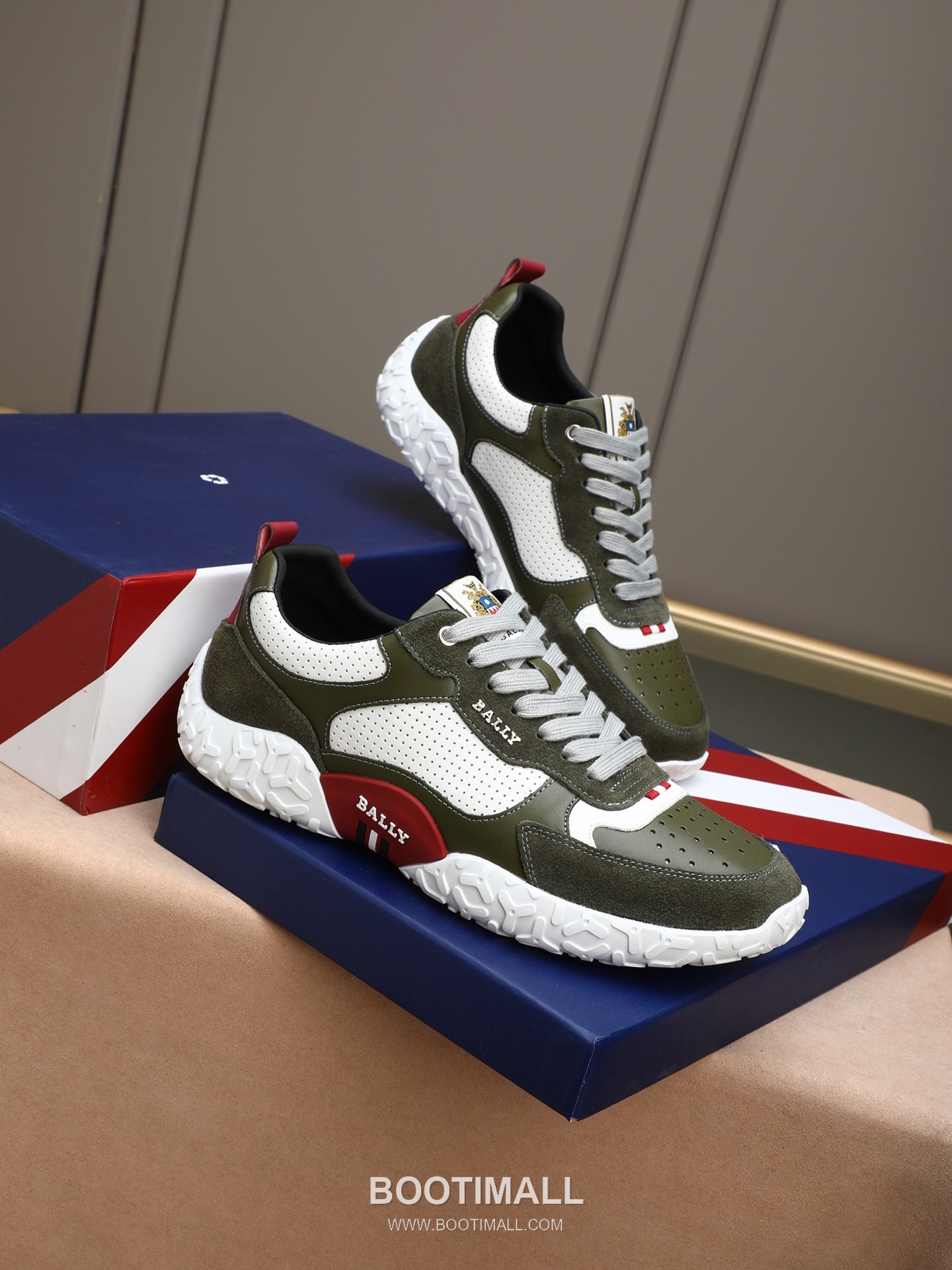 Patek Philippe Bally Calfskin Leather Lace-up Casual Sneakers 파텍필립 발리 송아지 가죽 레이스업 캐주얼 스니커즈 PP278 4