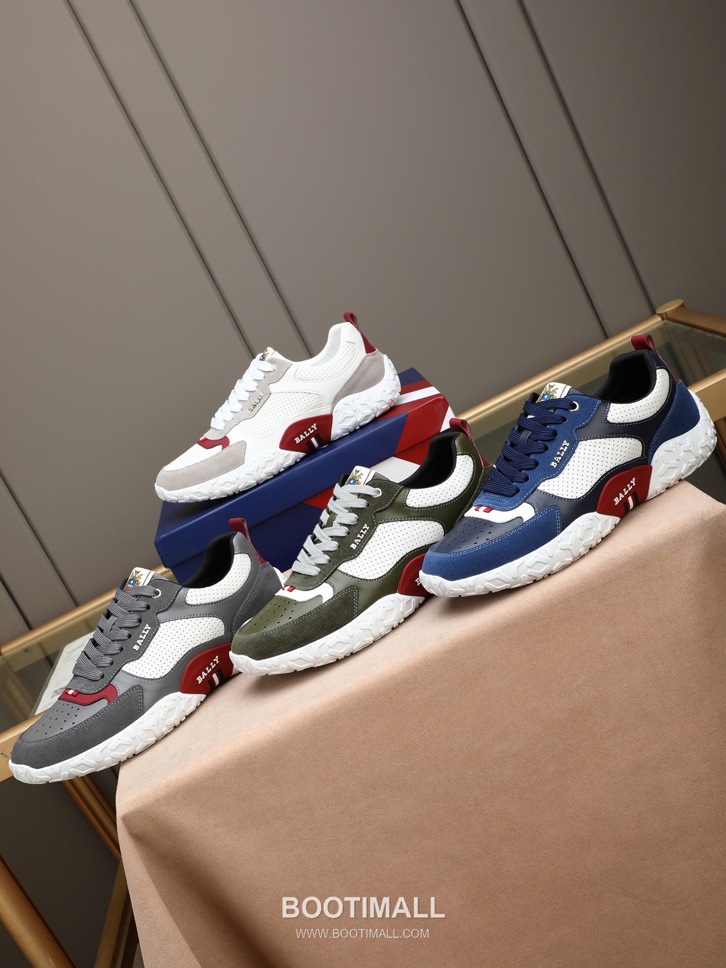 Patek Philippe Bally Calfskin Leather Lace-up Casual Sneakers 파텍필립 발리 송아지 가죽 레이스업 캐주얼 스니커즈 PP278 9