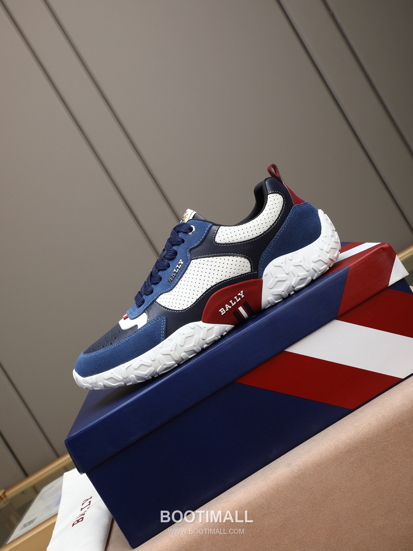 Patek Philippe Bally Calfskin Leather Lace-up Casual Sneakers 파텍필립 발리 송아지 가죽 레이스업 캐주얼 스니커즈 PP278 6