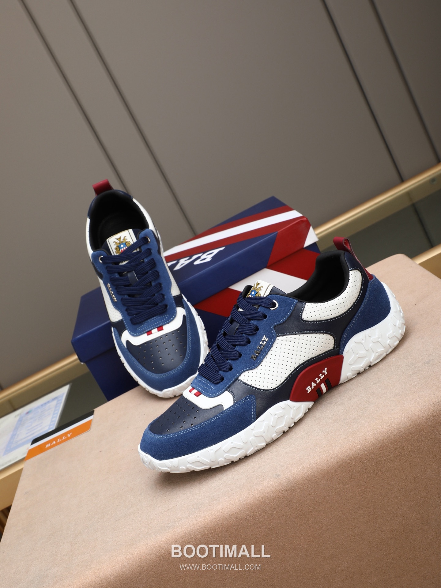 Patek Philippe Bally Calfskin Leather Lace-up Casual Sneakers 파텍필립 발리 송아지 가죽 레이스업 캐주얼 스니커즈 PP278 7