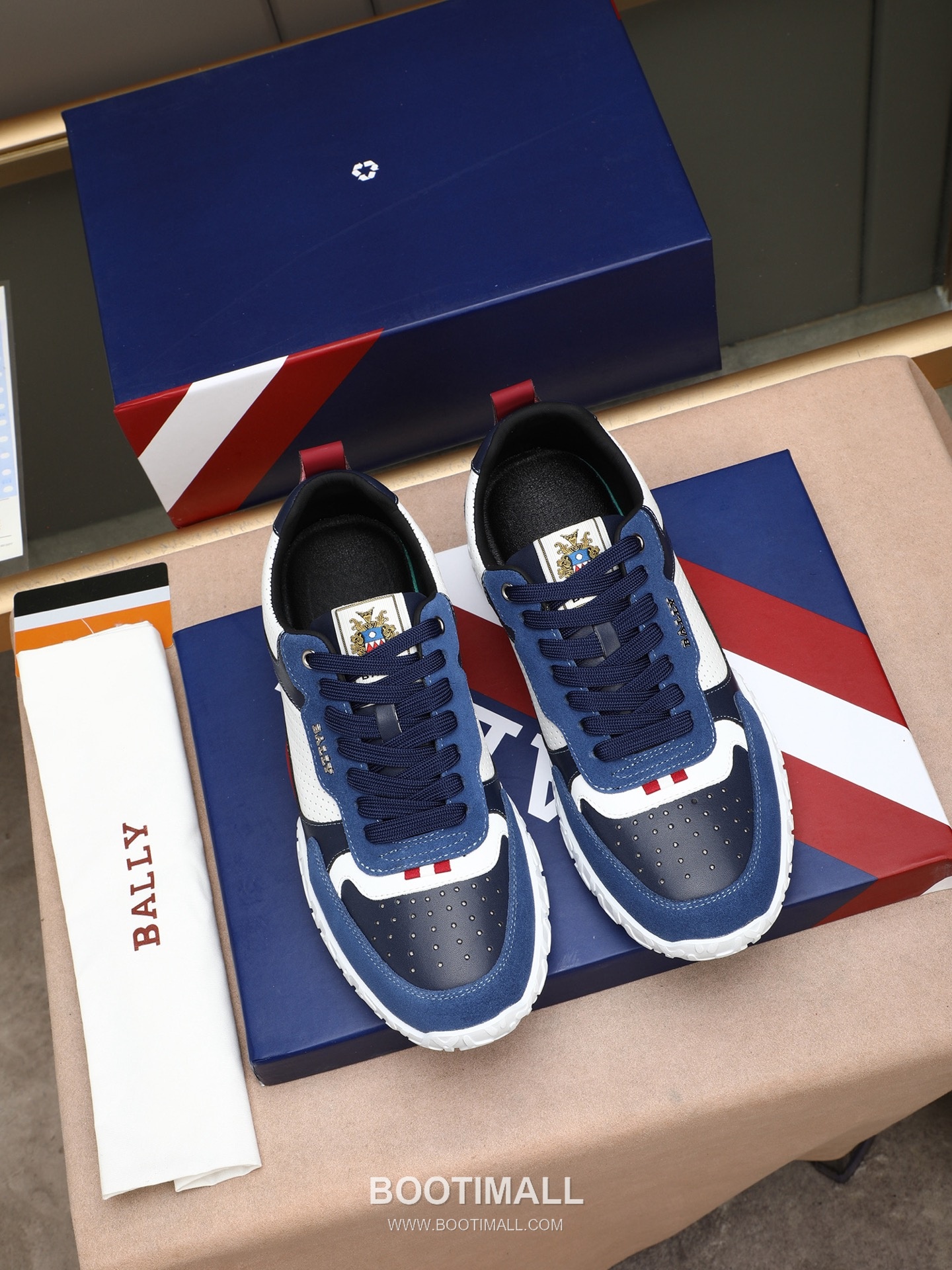 Patek Philippe Bally Calfskin Leather Lace-up Casual Sneakers 파텍필립 발리 송아지 가죽 레이스업 캐주얼 스니커즈 PP278 8