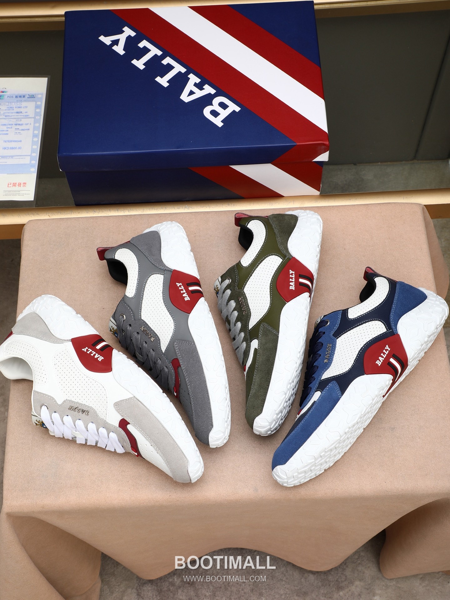 Patek Philippe Bally Calfskin Leather Lace-up Casual Sneakers 파텍필립 발리 송아지 가죽 레이스업 캐주얼 스니커즈 PP278 9