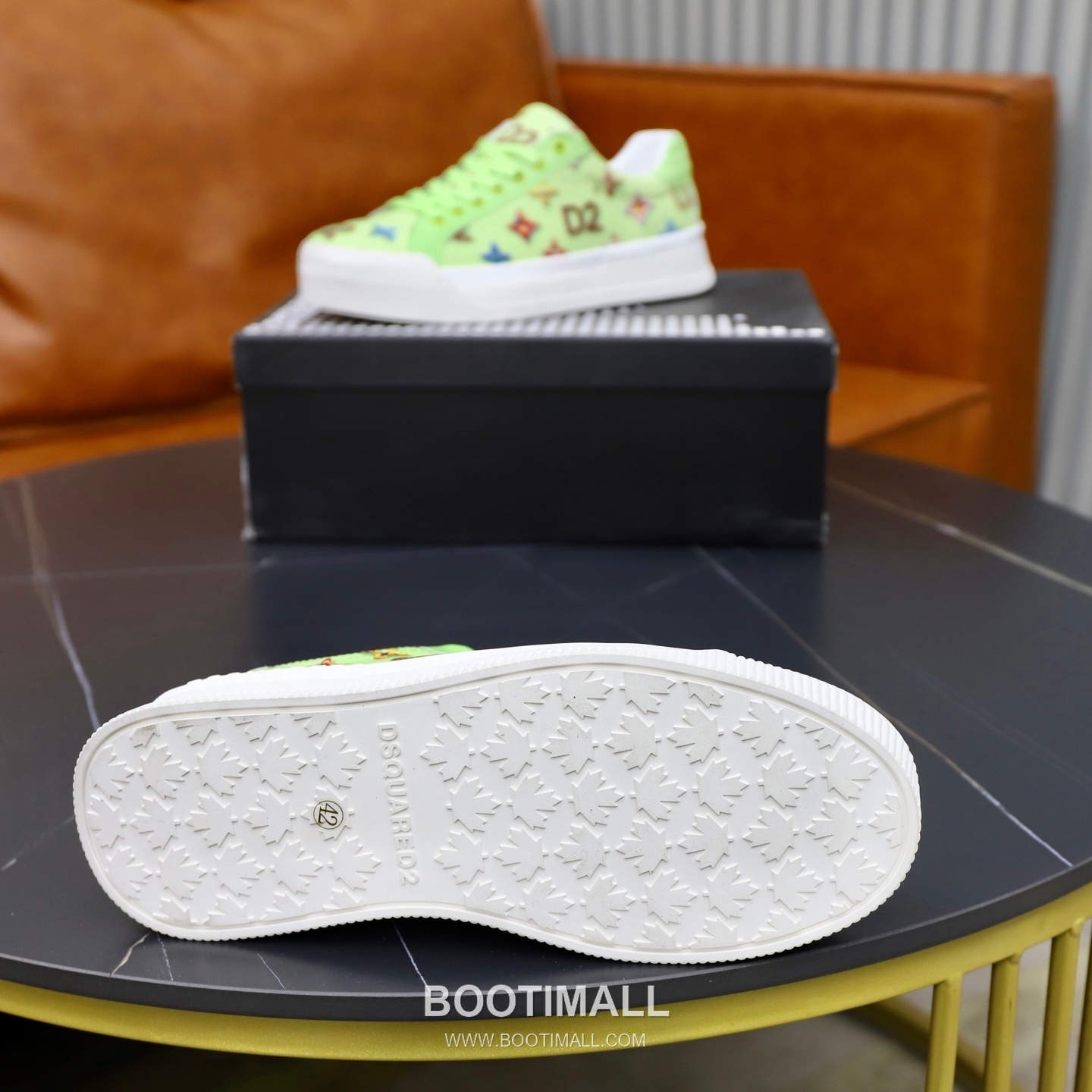 D2 3D Printed Multicolor Camouflage Leather Sneakers D2 3D 프린팅 멀티컬러 카무플라주 레더 스니커즈 9