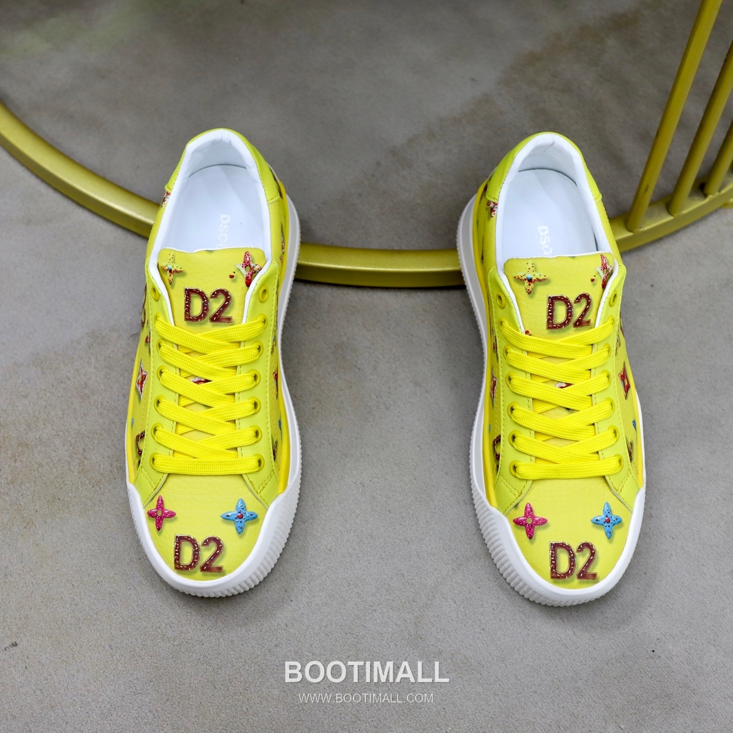 D2 3D Printed Multicolor Camouflage Leather Sneakers D2 3D 프린팅 멀티컬러 카무플라주 레더 스니커즈 3