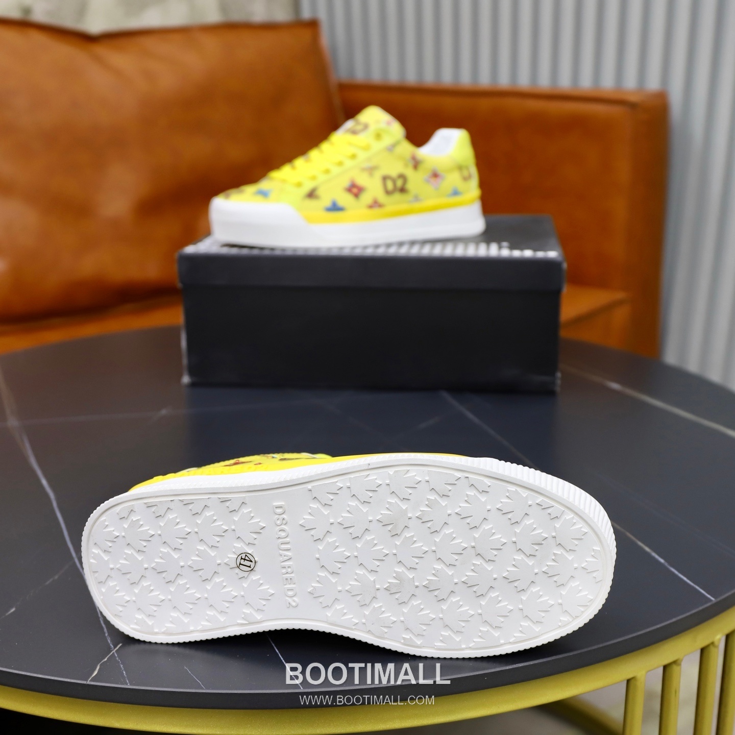 D2 3D Printed Multicolor Camouflage Leather Sneakers D2 3D 프린팅 멀티컬러 카무플라주 레더 스니커즈 9