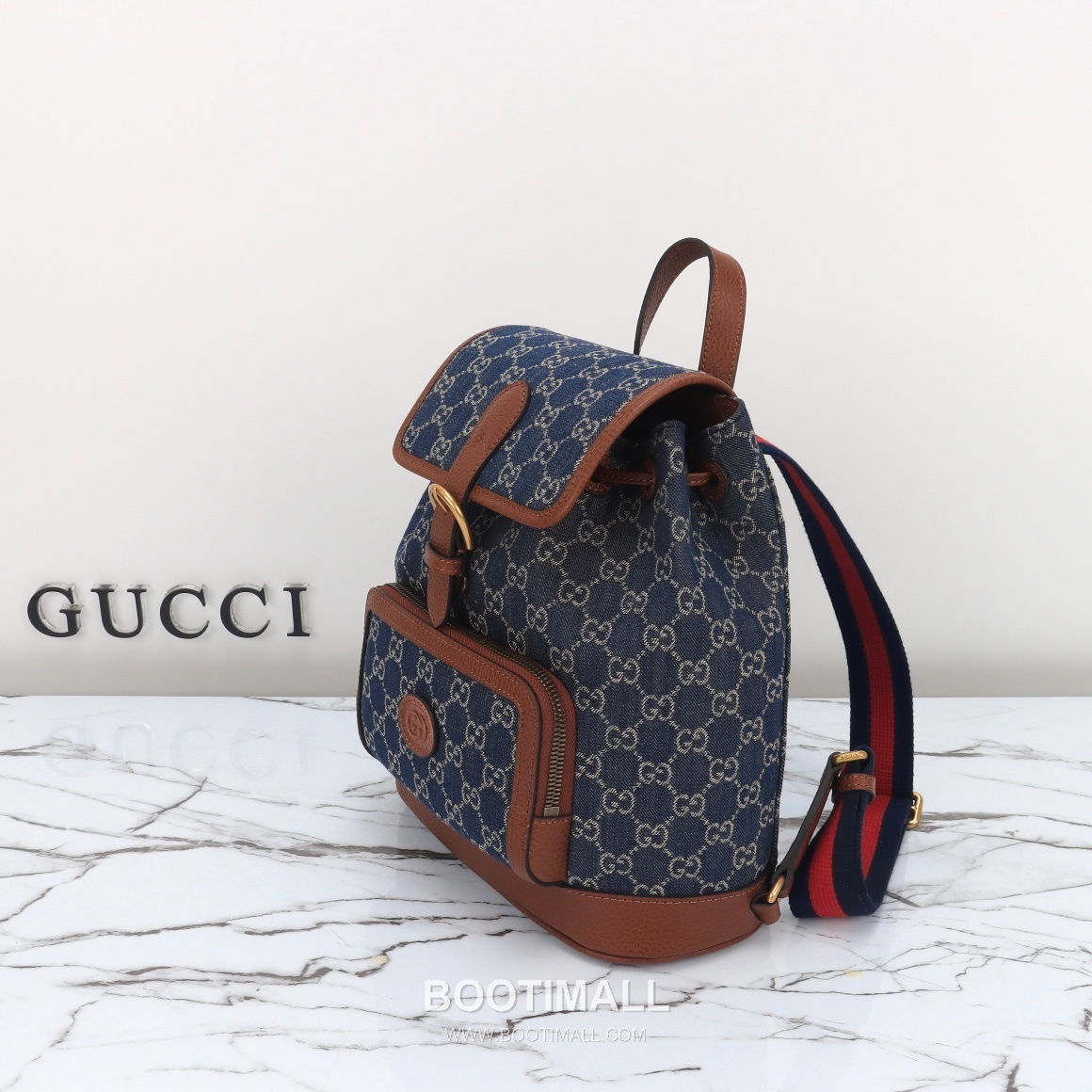 Gucci Denim Canvas Tote Bag 674147 구찌 674147 블루 데님 캔버스 토트백 30cm 2