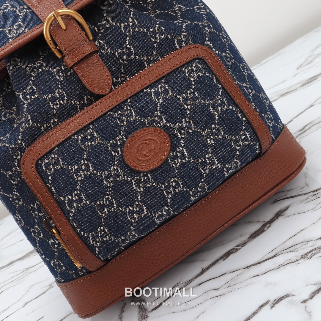 Gucci Denim Canvas Tote Bag 674147 구찌 674147 블루 데님 캔버스 토트백 30cm 6