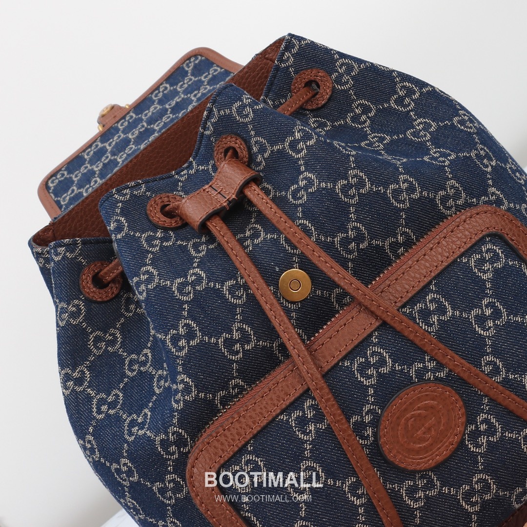 Gucci Denim Canvas Tote Bag 674147 구찌 674147 블루 데님 캔버스 토트백 30cm 7