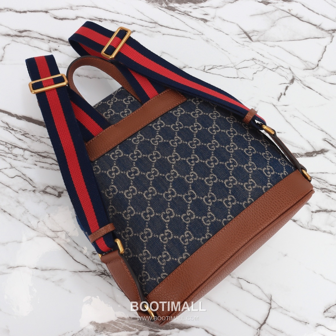 Gucci Denim Canvas Tote Bag 674147 구찌 674147 블루 데님 캔버스 토트백 30cm 8