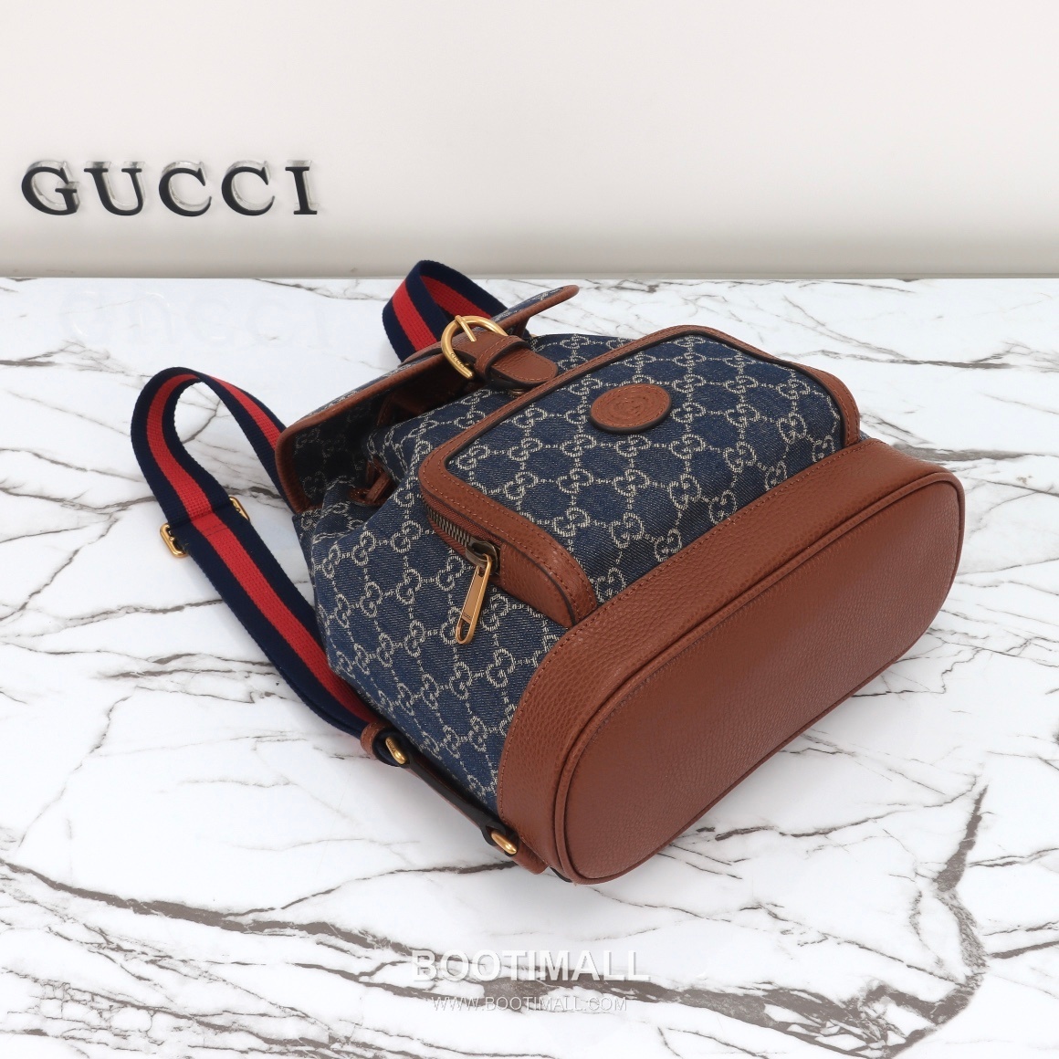 Gucci Denim Canvas Tote Bag 674147 구찌 674147 블루 데님 캔버스 토트백 30cm 9