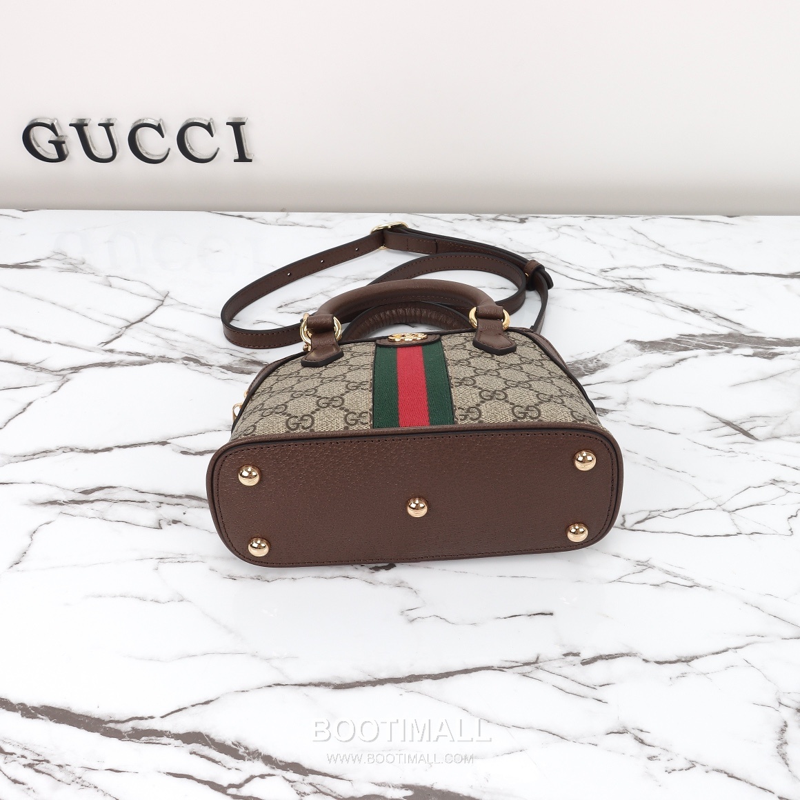 Gucci 772216 Beige Brown Leather Shoulder Bag 구찌 772216 행백 베이지 브라운 레더 숄더백 20cm 8