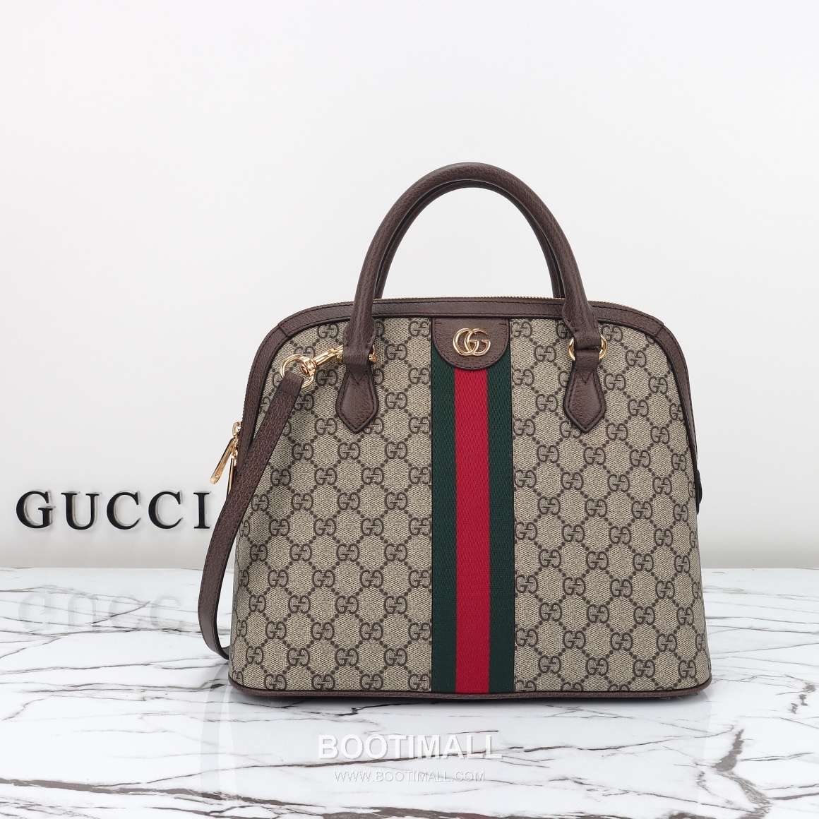 Gucci 795258 Canvas Leather Tote Bag 구찌 795258 캔버스 레더 토트백 베이지 브라운 32cm 1