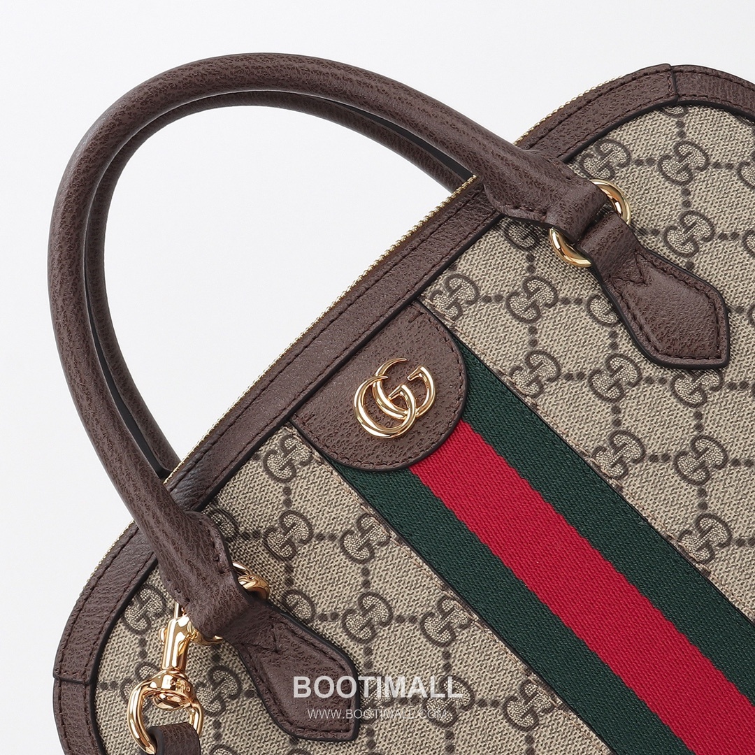Gucci 795258 Canvas Leather Tote Bag 구찌 795258 캔버스 레더 토트백 베이지 브라운 32cm 4
