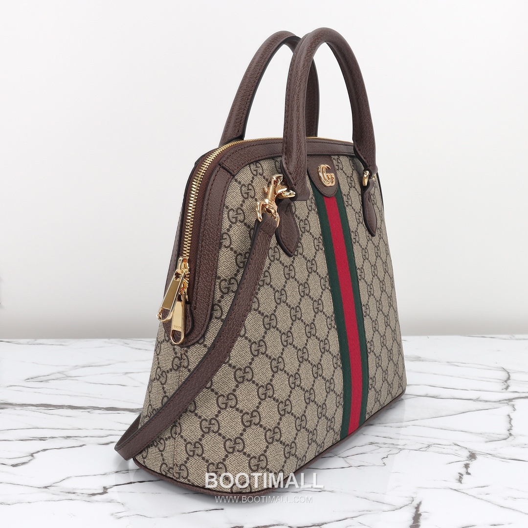 Gucci 795258 Canvas Leather Tote Bag 구찌 795258 캔버스 레더 토트백 베이지 브라운 32cm 5