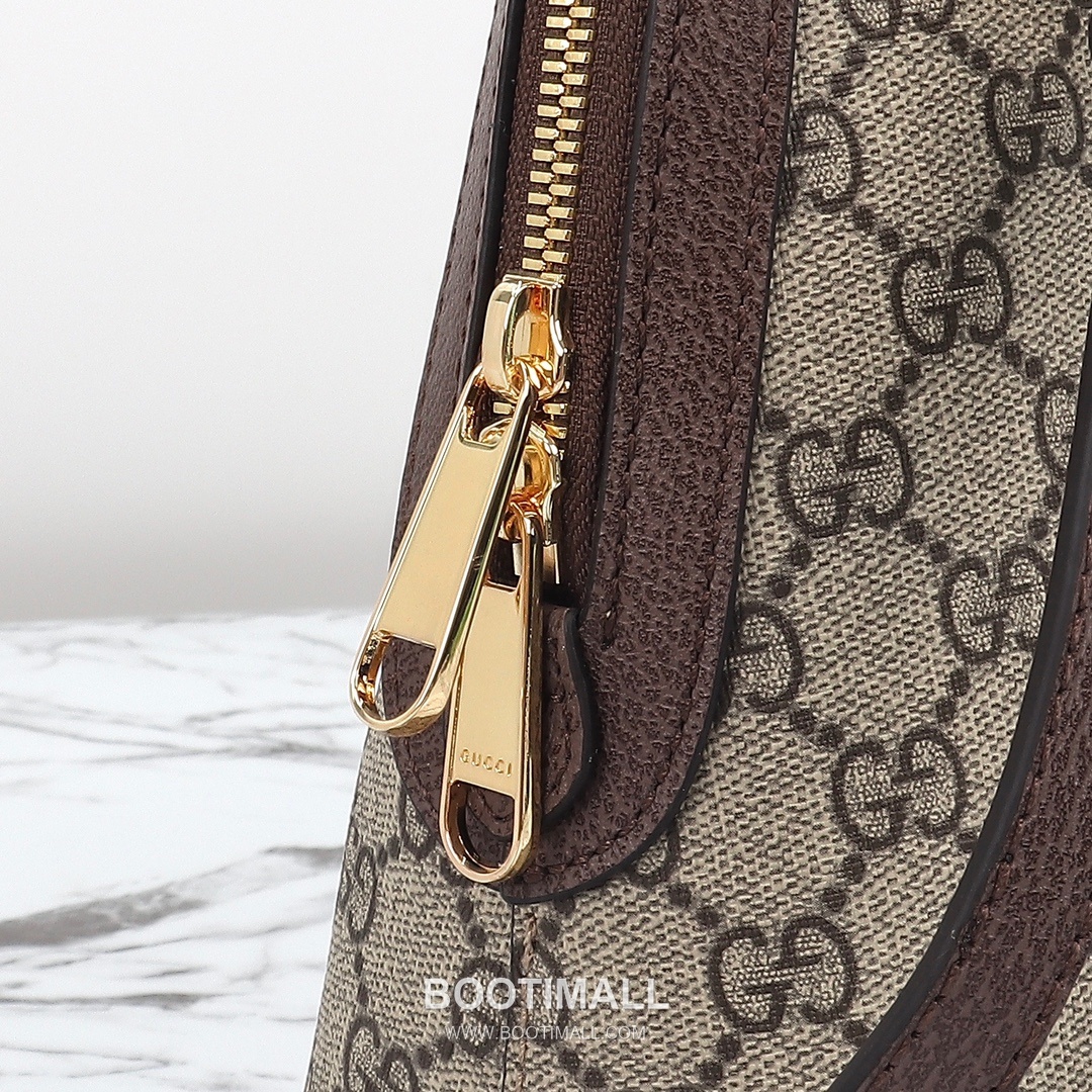 Gucci 795258 Canvas Leather Tote Bag 구찌 795258 캔버스 레더 토트백 베이지 브라운 32cm 6