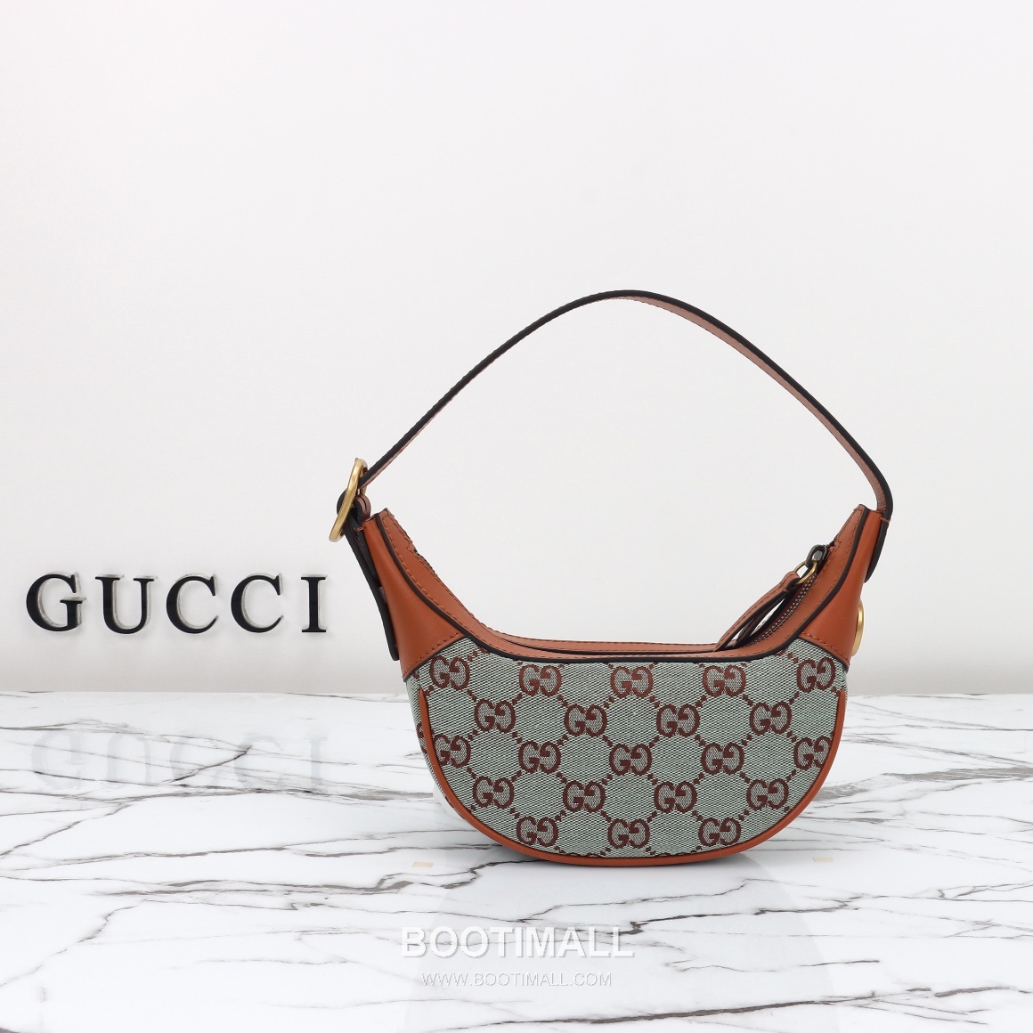 Gucci 783124 Canvas Brown Leather Crossbody Bag 구찌 783124 캔버스 브라운 레더 크로스백 20cm 3