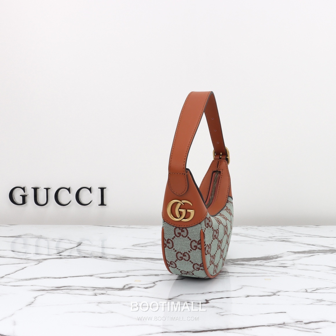 Gucci 783124 Canvas Brown Leather Crossbody Bag 구찌 783124 캔버스 브라운 레더 크로스백 20cm 4