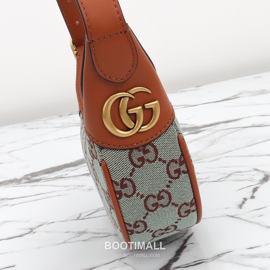 Gucci 783124 Canvas Brown Leather Crossbody Bag 구찌 783124 캔버스 브라운 레더 크로스백 20cm 7