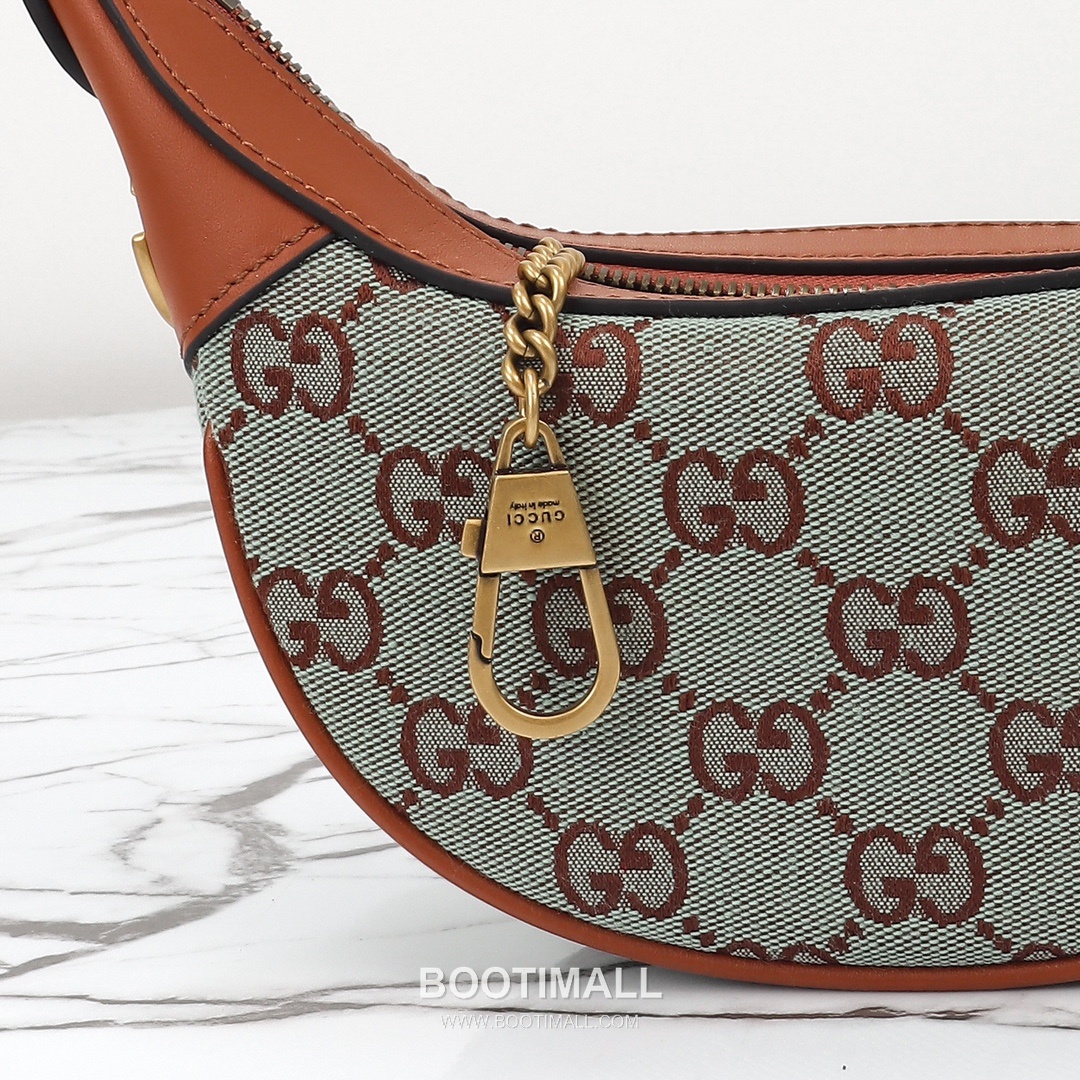 Gucci 783124 Canvas Brown Leather Crossbody Bag 구찌 783124 캔버스 브라운 레더 크로스백 20cm 8