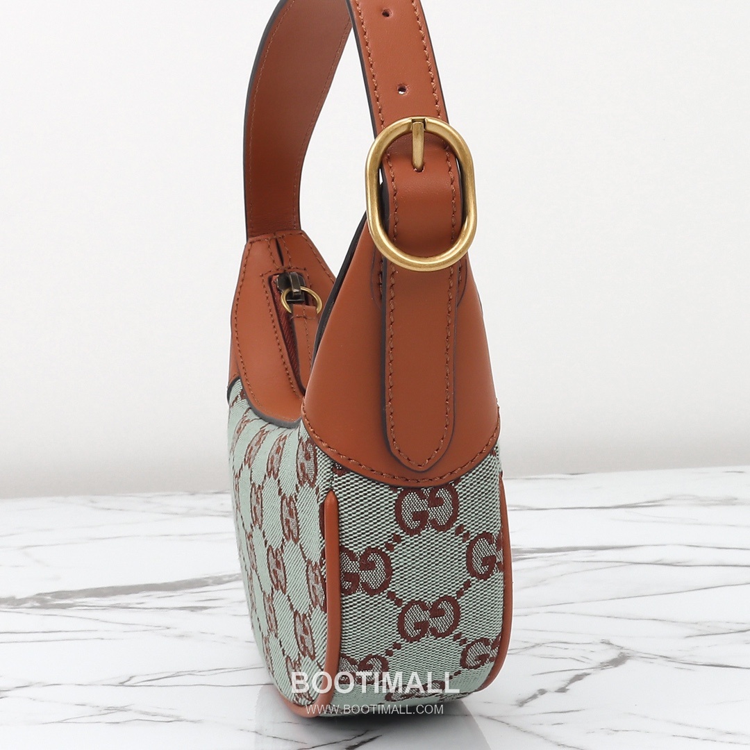 Gucci 783124 Canvas Brown Leather Crossbody Bag 구찌 783124 캔버스 브라운 레더 크로스백 20cm 9