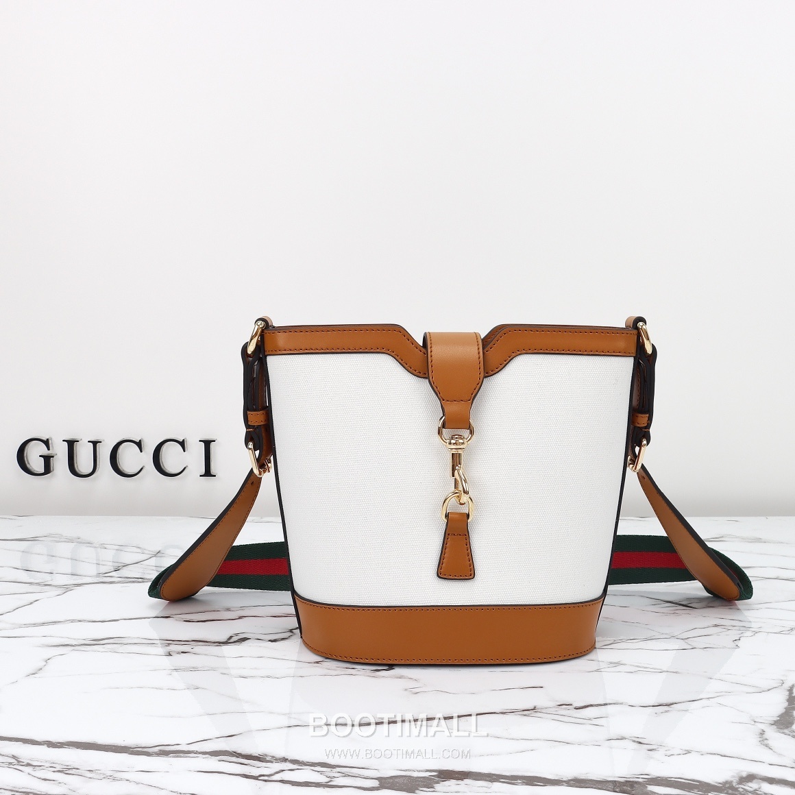 Gucci Canvas Brown Leather Shoulder Bag 구찌 782908 캔버스 브라운 레더 숄더백 20cm 1
