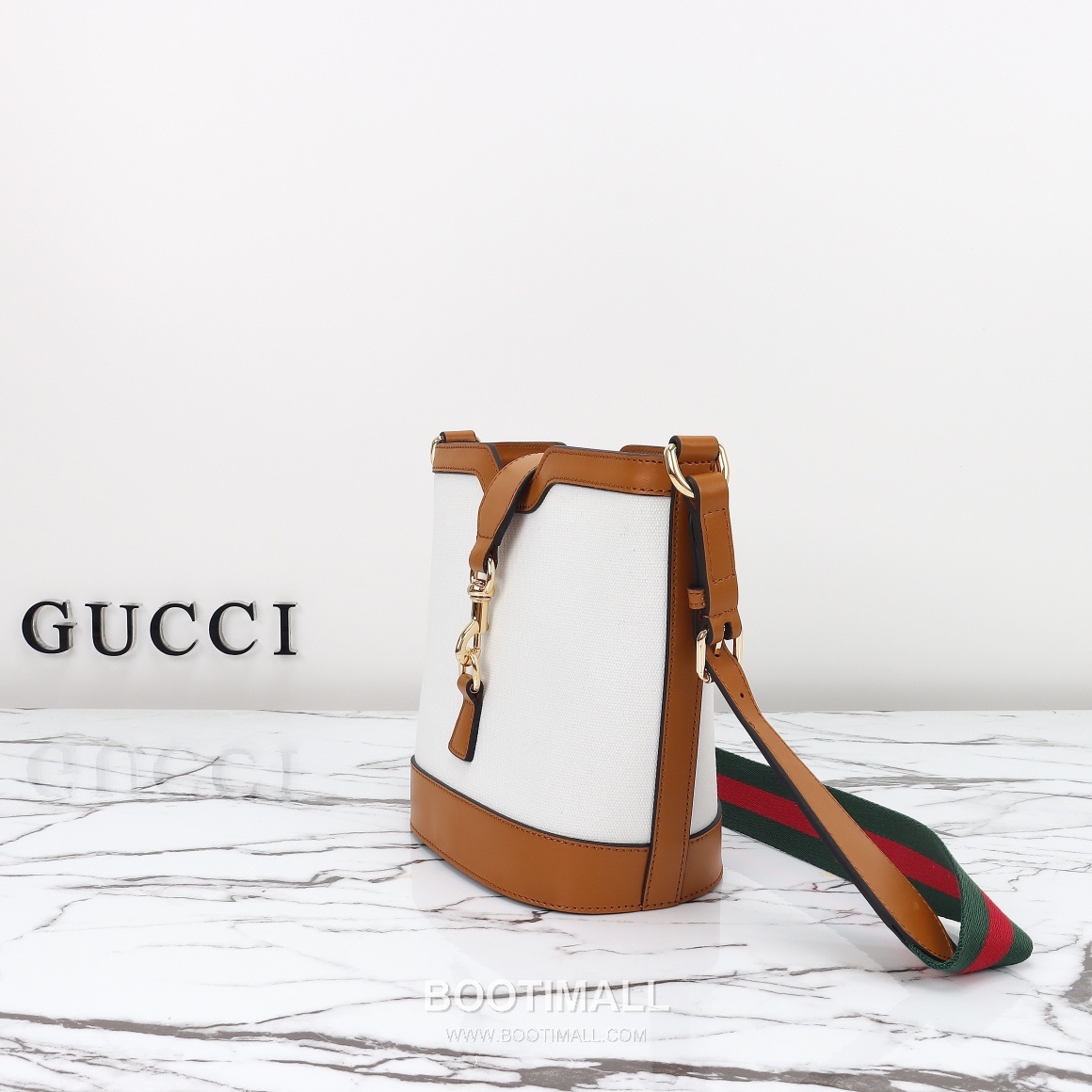 Gucci Canvas Brown Leather Shoulder Bag 구찌 782908 캔버스 브라운 레더 숄더백 20cm 2