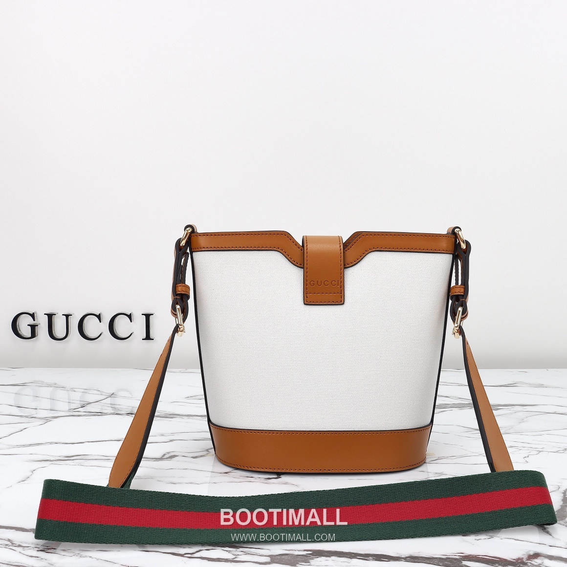 Gucci Canvas Brown Leather Shoulder Bag 구찌 782908 캔버스 브라운 레더 숄더백 20cm 3