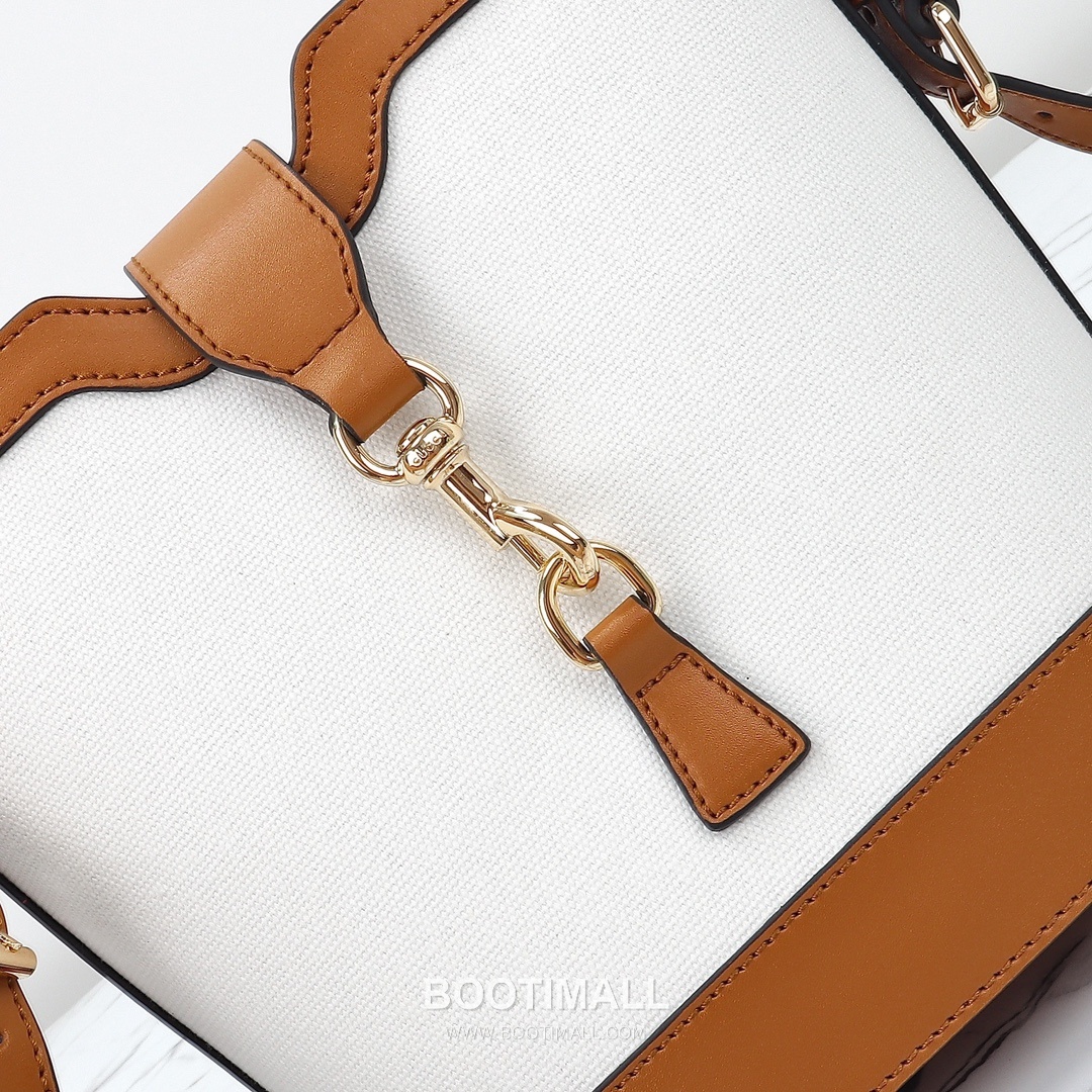 Gucci Canvas Brown Leather Shoulder Bag 구찌 782908 캔버스 브라운 레더 숄더백 20cm 4