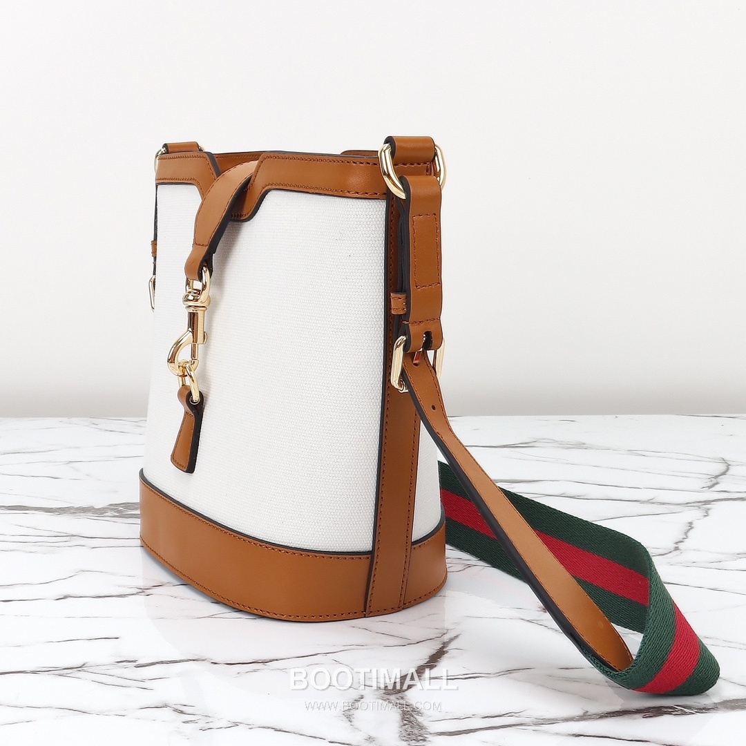 Gucci Canvas Brown Leather Shoulder Bag 구찌 782908 캔버스 브라운 레더 숄더백 20cm 5