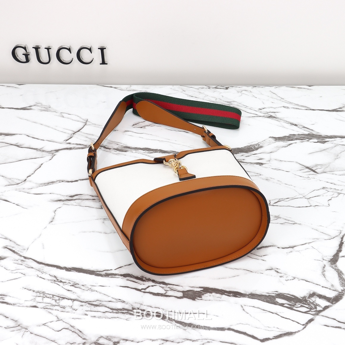 Gucci Canvas Brown Leather Shoulder Bag 구찌 782908 캔버스 브라운 레더 숄더백 20cm 8